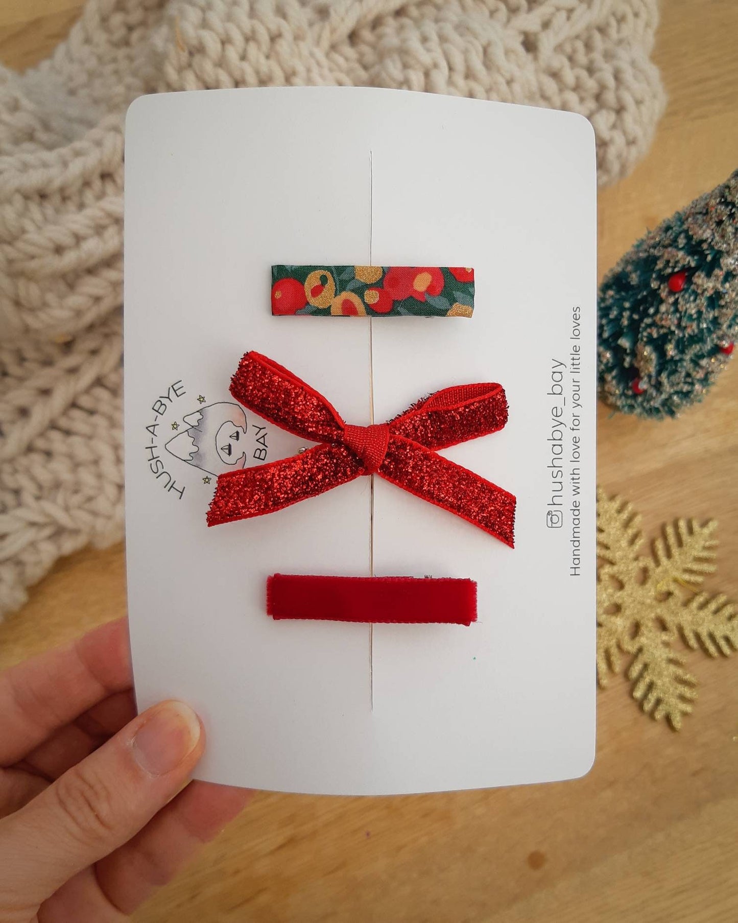 Christmas Bow, Red Glitter Bow, Christmas Hair Clips, Liberty Fringe Clips, Velvet Hair Clip, Toddler Bow, Baby Hair Bows, Stocking Gift