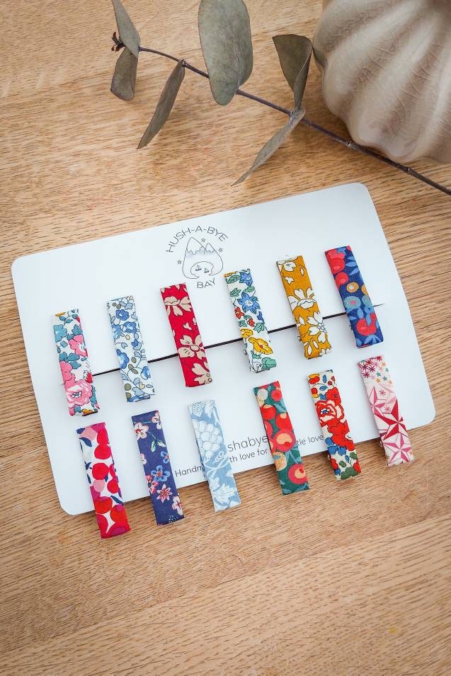 Liberty Hair Clips - Winter