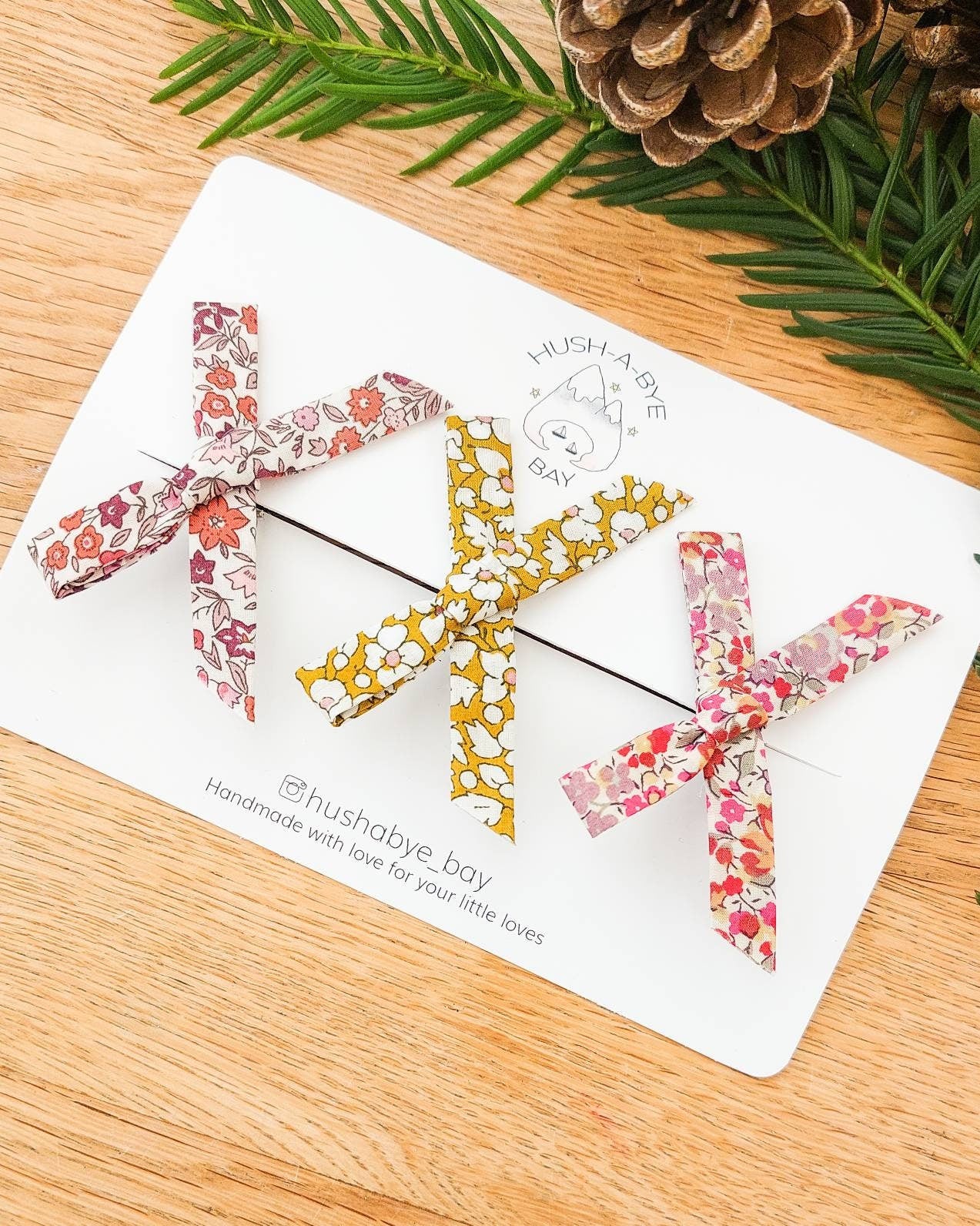 Liberty Petite Bows - Autumn