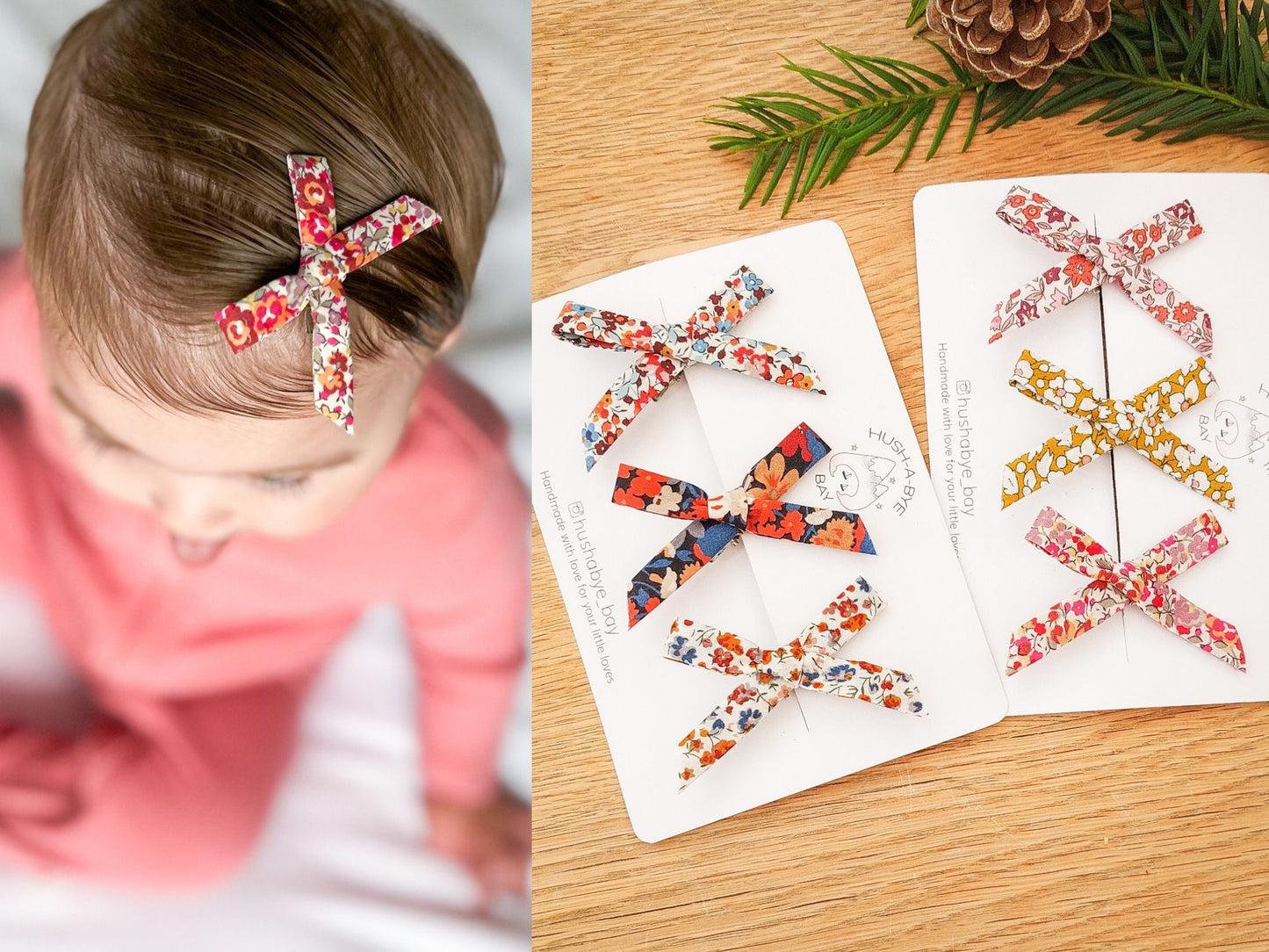 Liberty Petite Bows - Autumn