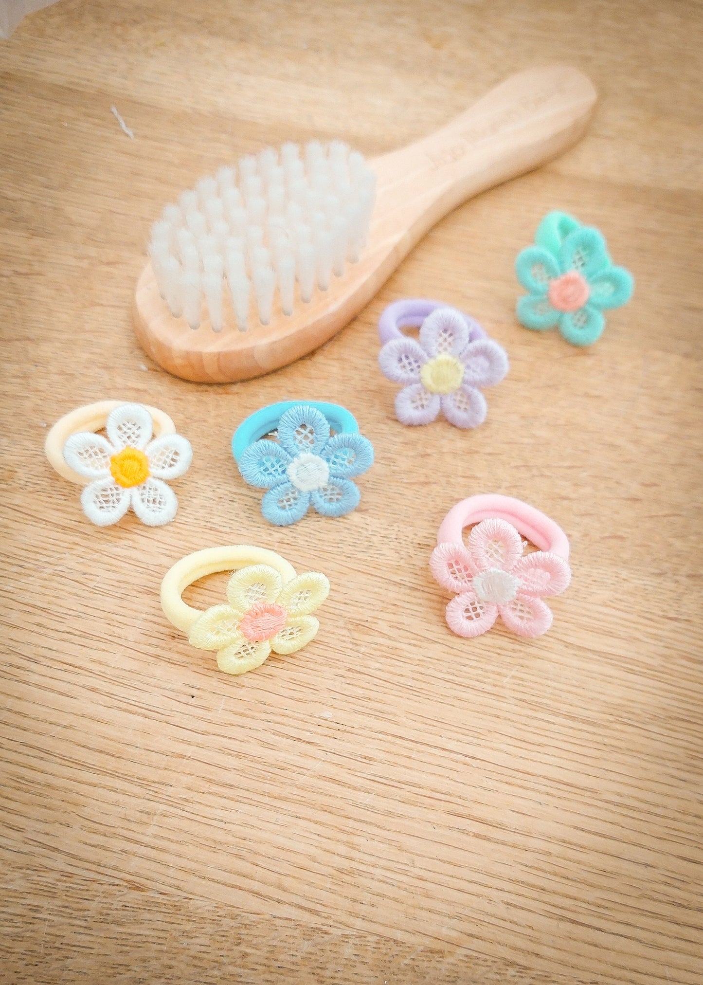 Pair of Baby Hair Ties, Toddler Hair Bands, Baby Hair Bands, Soft Hair Bobbles, Mini Hair Bands, Small Elastics, No Snag Bands