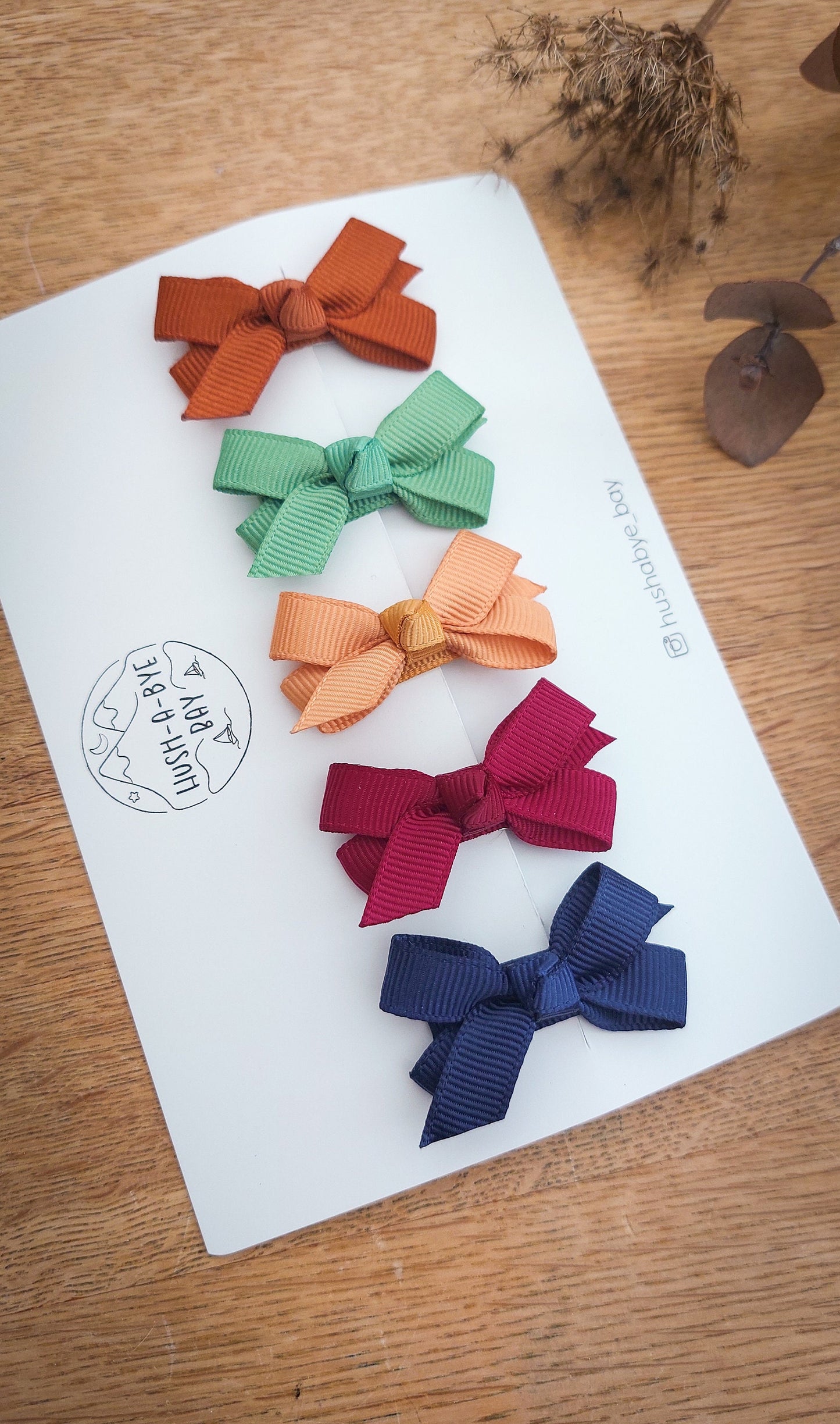 Baby Bows, Baby Hair Clips, Bow Snap Clips, Baby Fringe Clips, First Hair Bows, Toddler Hair Clips, Gentle Hair Clips, Mini Baby Bows - A/W
