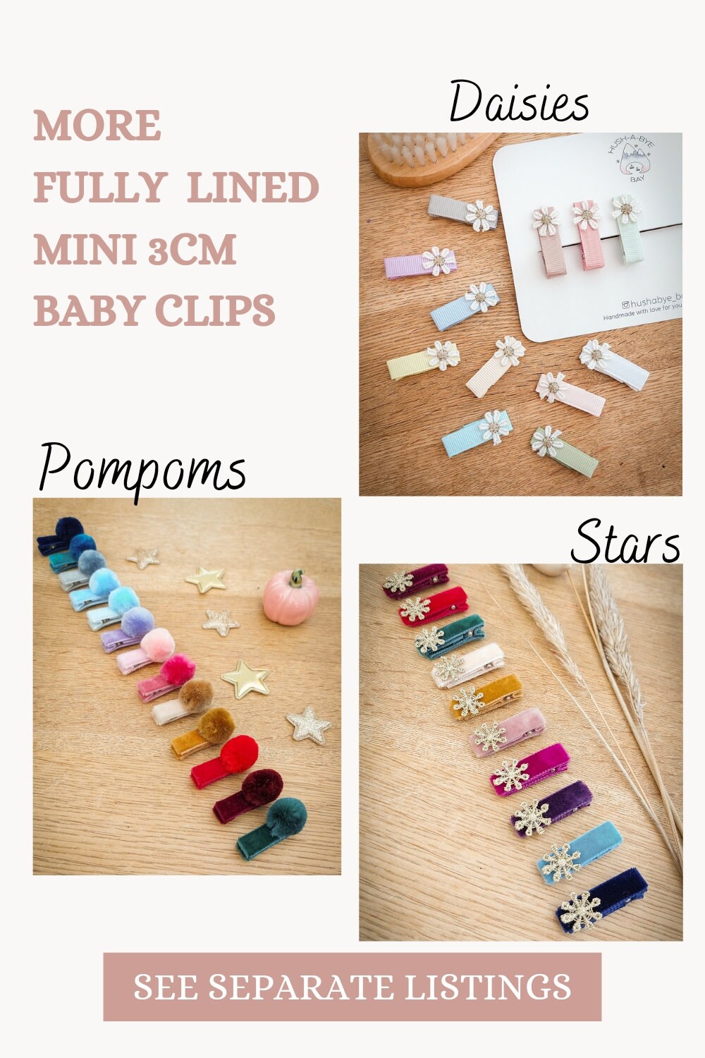 Star Hair Clips, Baby Hair Clips, Christmas Hair Clips, Velvet Hair Clips, Toddler Hair Clips, Star Fringe Clip, Glitter Clips, Fully Lined