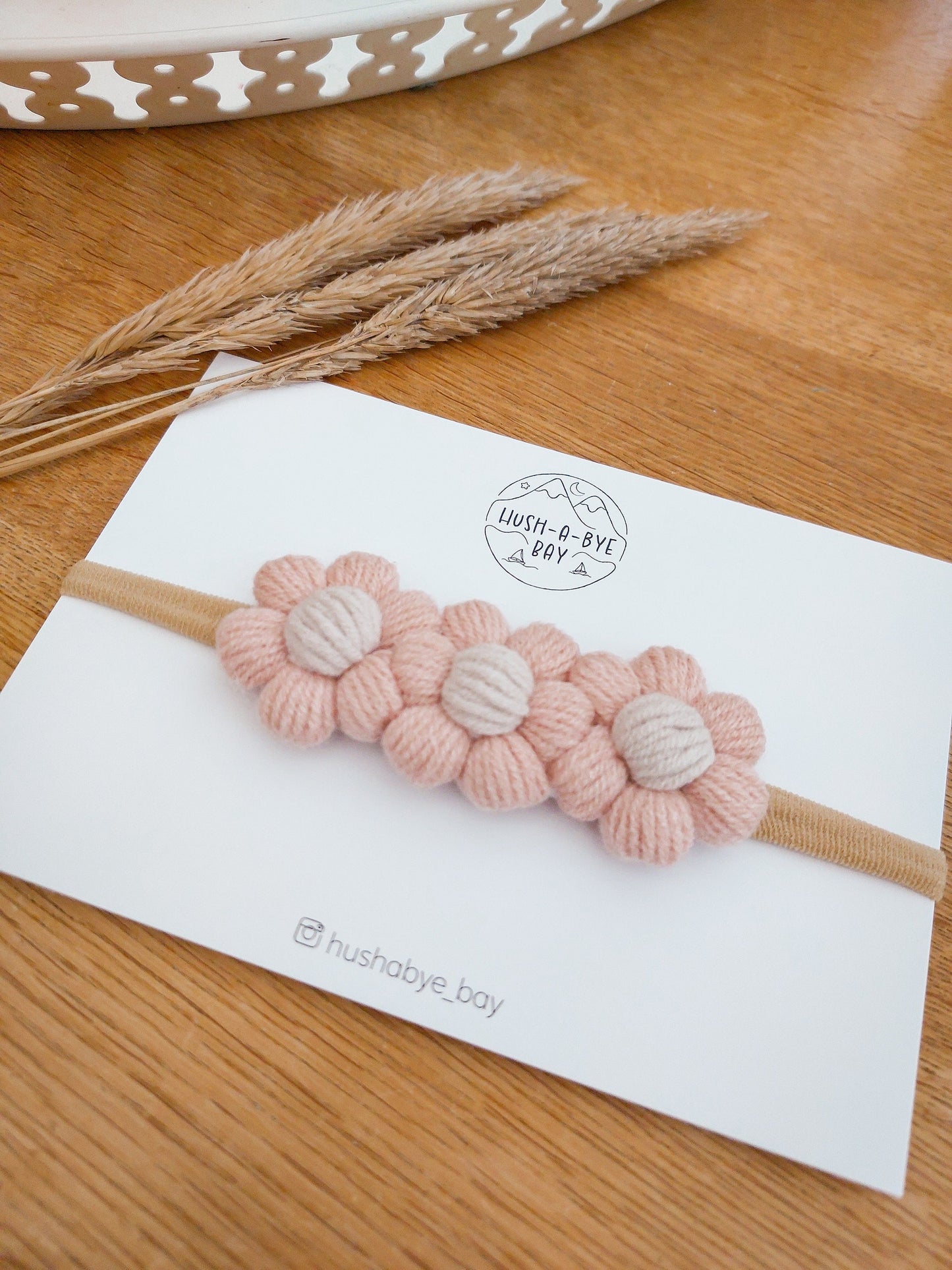 Flower Baby Headband, Newborn Headbands, Flower Crown, Toddler Headbands, Knitted Flower Headband, Baby Hair Accessories, Skinny Headbands