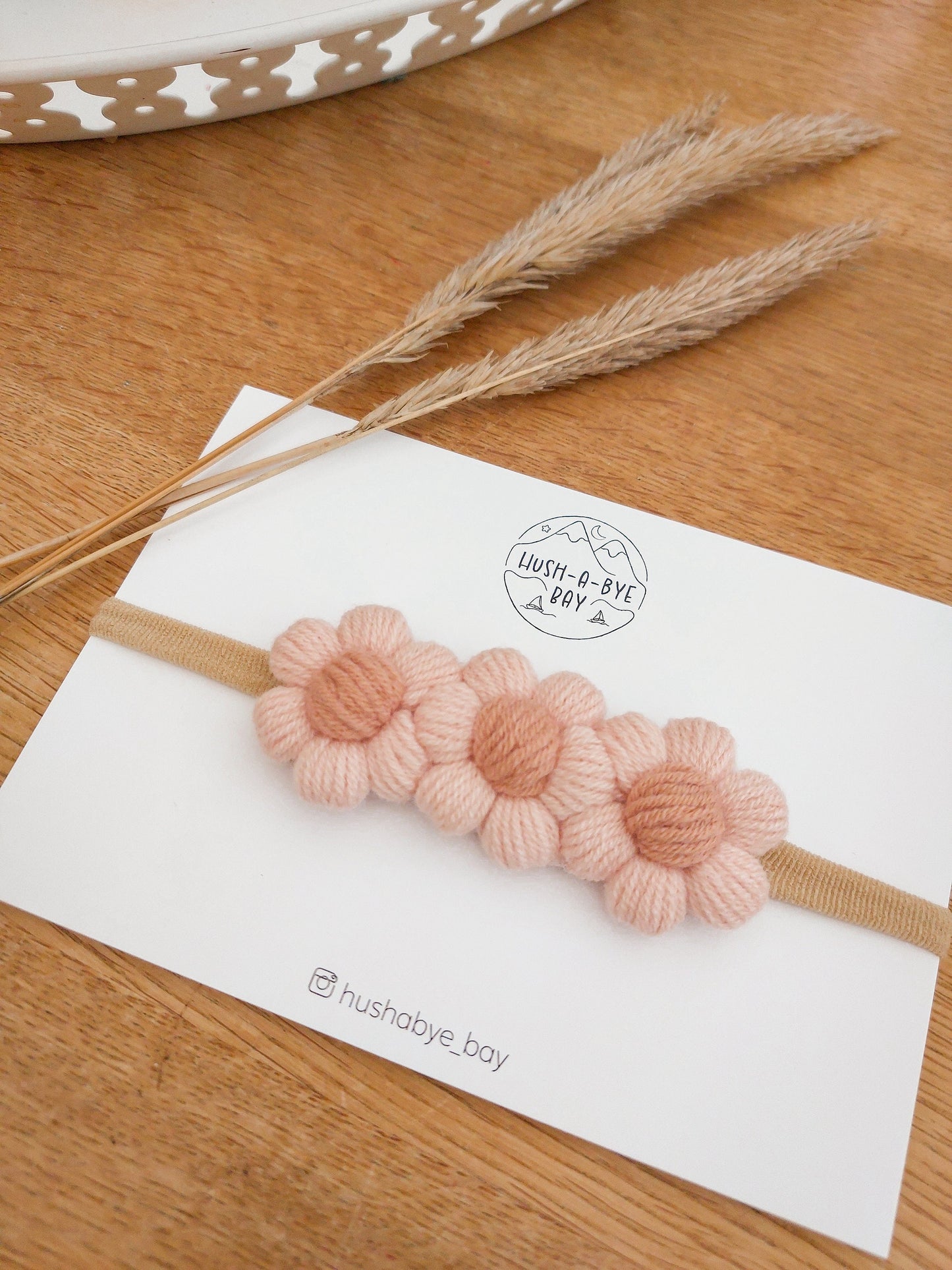 Flower Baby Headband, Newborn Headbands, Flower Crown, Toddler Headbands, Knitted Flower Headband, Baby Hair Accessories, Skinny Headbands