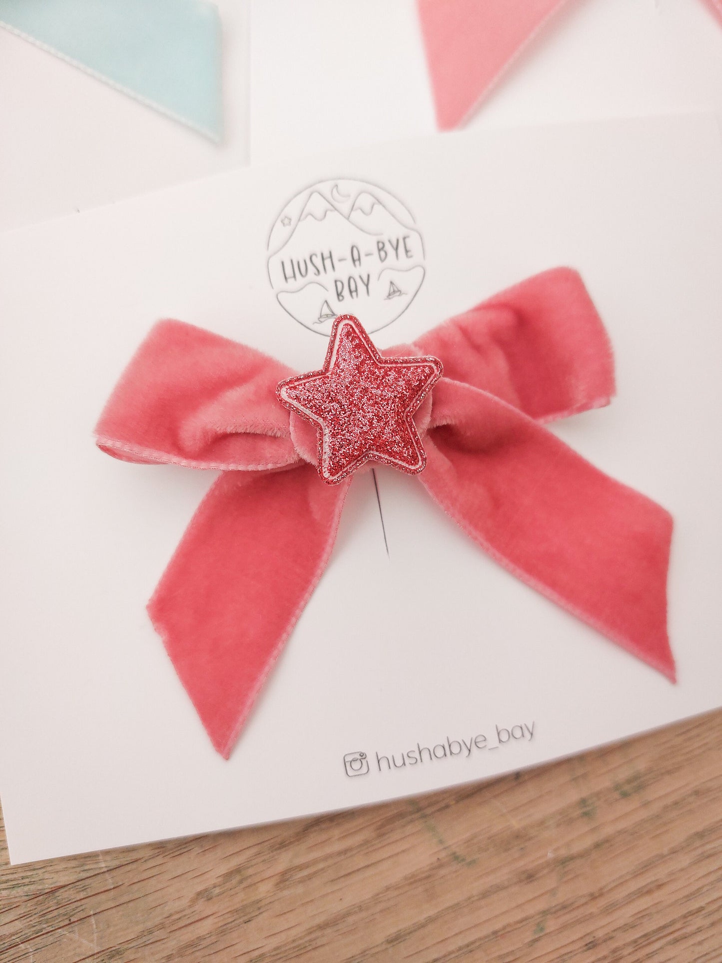 Christmas Hair Bows, Festive Hair Clips, Star Bows, Pink Bow, Christmas Hair Accessories, Toddler Bows, Baby Hair Clip, Stocking Filler Gift