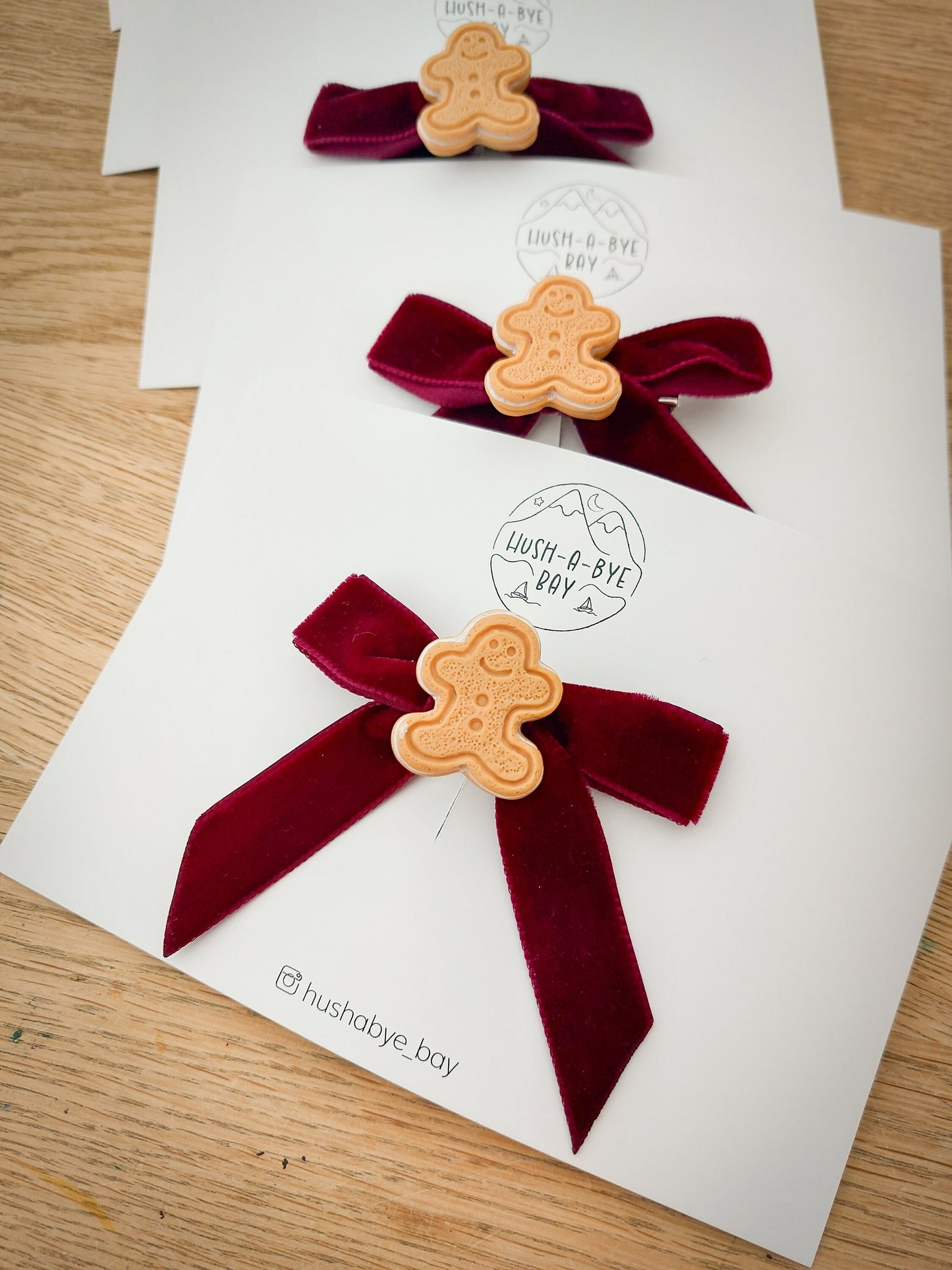 Christmas Hair Bows, Festive Hair Clips, Maroon Bow, Velvet, Christmas Hair Accessories, Toddler Bows, Baby Hair Clip, Stocking Filler Gift