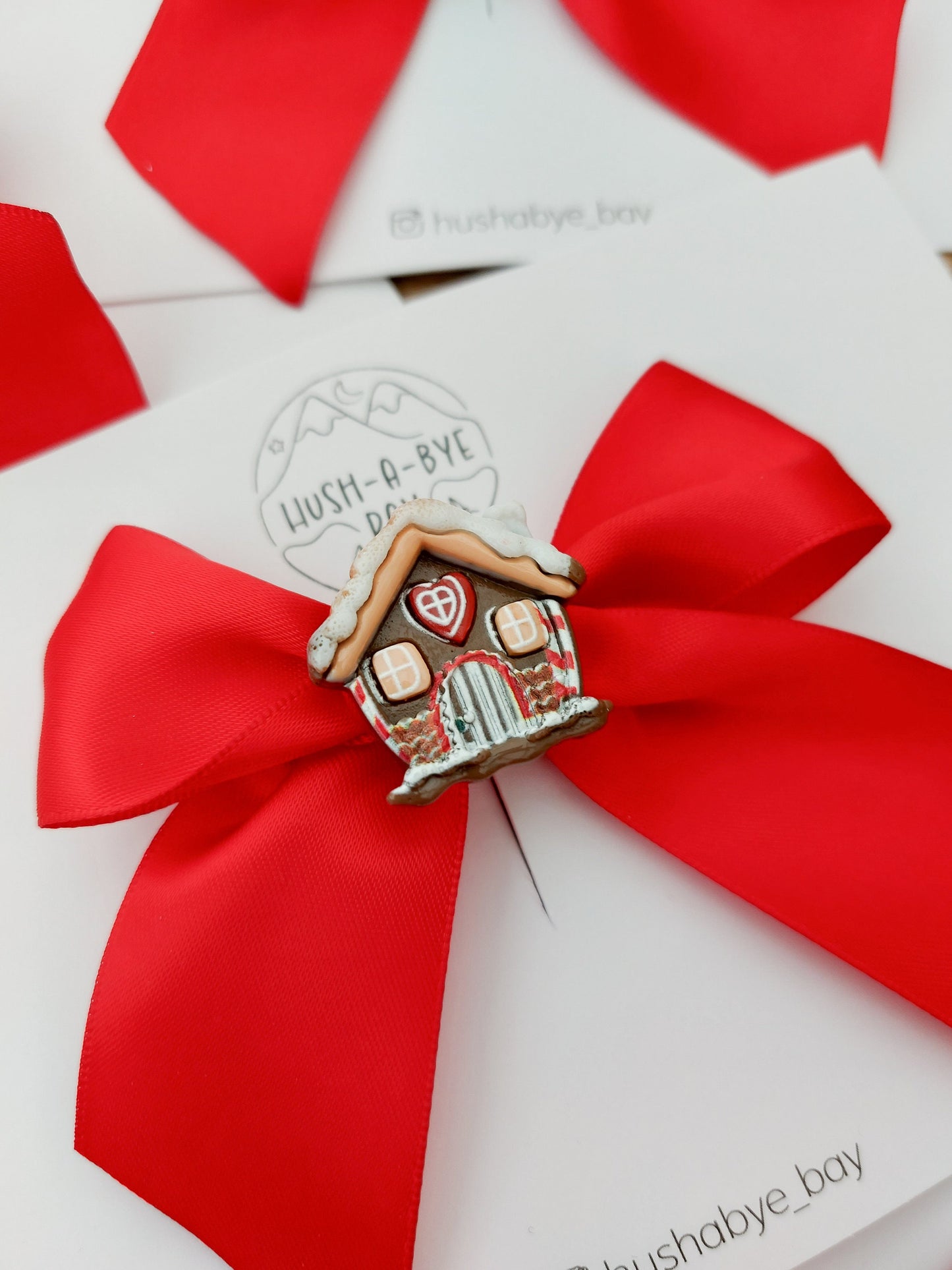 Christmas Hair Bows, Festive Hair Clips, Red Satin Bow, Christmas Hair Accessories, Toddler Bows, Baby Hair Clip, Stocking Filler Gift
