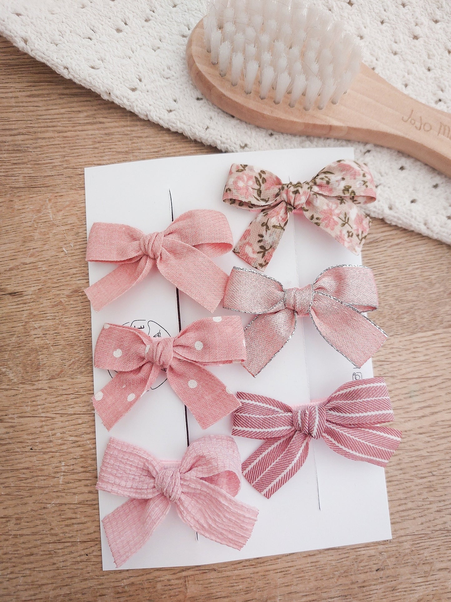 Baby Bows, Baby Hair Clips, Fully Lined Bows, Pink Bows, Toddler Bows, Toddler Hair Clips, Gentle Hair Clips, Fully Lined Clips, Small Bows