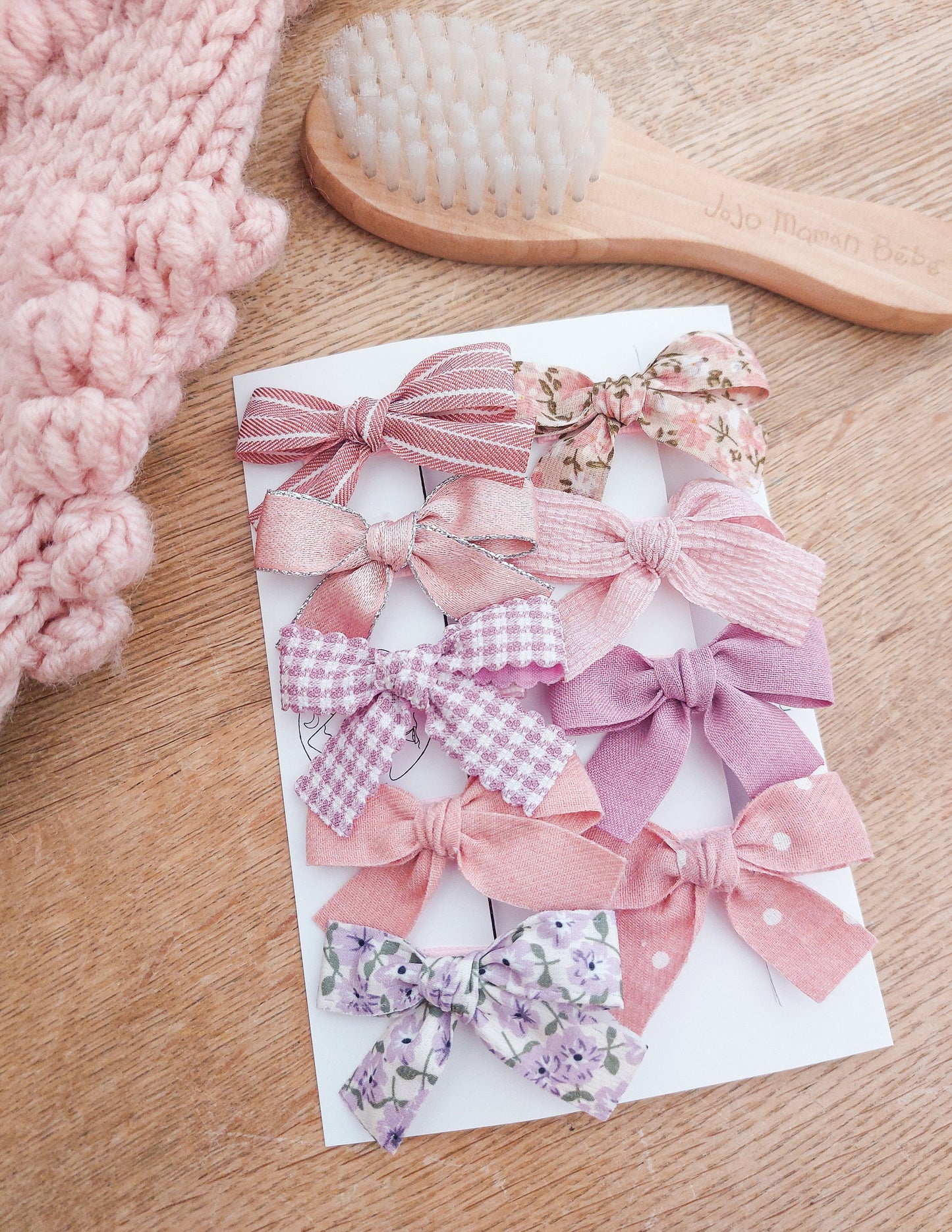 Baby Bows, Baby Hair Clips, Fully Lined Bows, Pink Bows, Toddler Bows, Toddler Hair Clips, Gentle Hair Clips, Fully Lined Clips, Small Bows