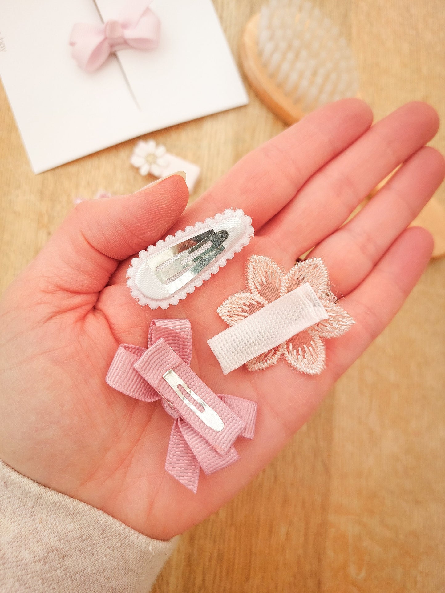 Baby First Hair Clips, Baby Hair Clips, Fully Lined Clips, Baby Fringe Clips, Tiny Hair Clips, Toddler Clips, Gentle Clips, Hair Clip Set