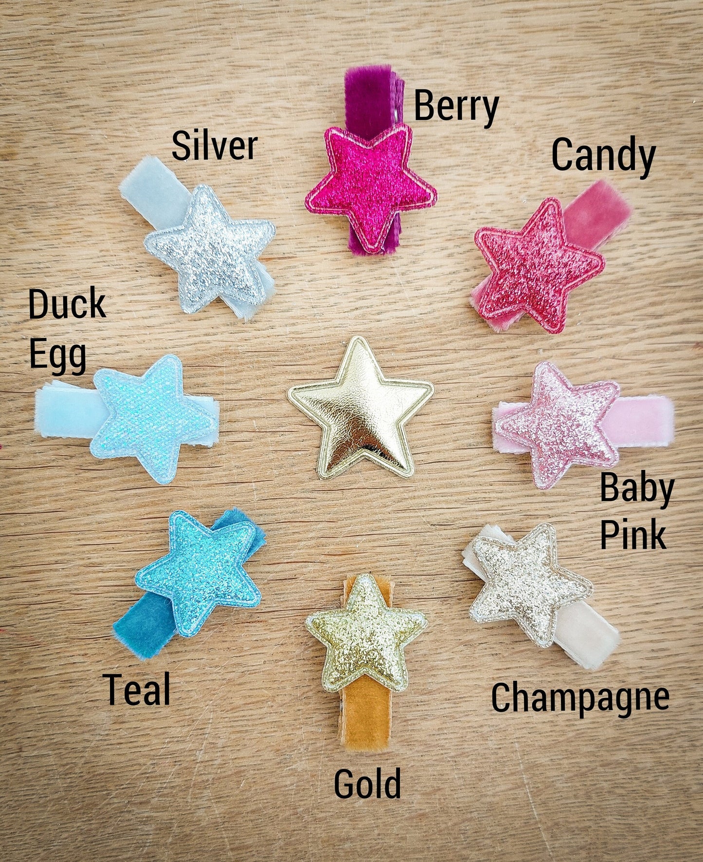 Star Hair Clips, Baby Hair Clips, Christmas Hair Clips, Velvet Hair Clips, Toddler Hair Clips, Star Fringe Clip, Glitter Clips, Fully Lined