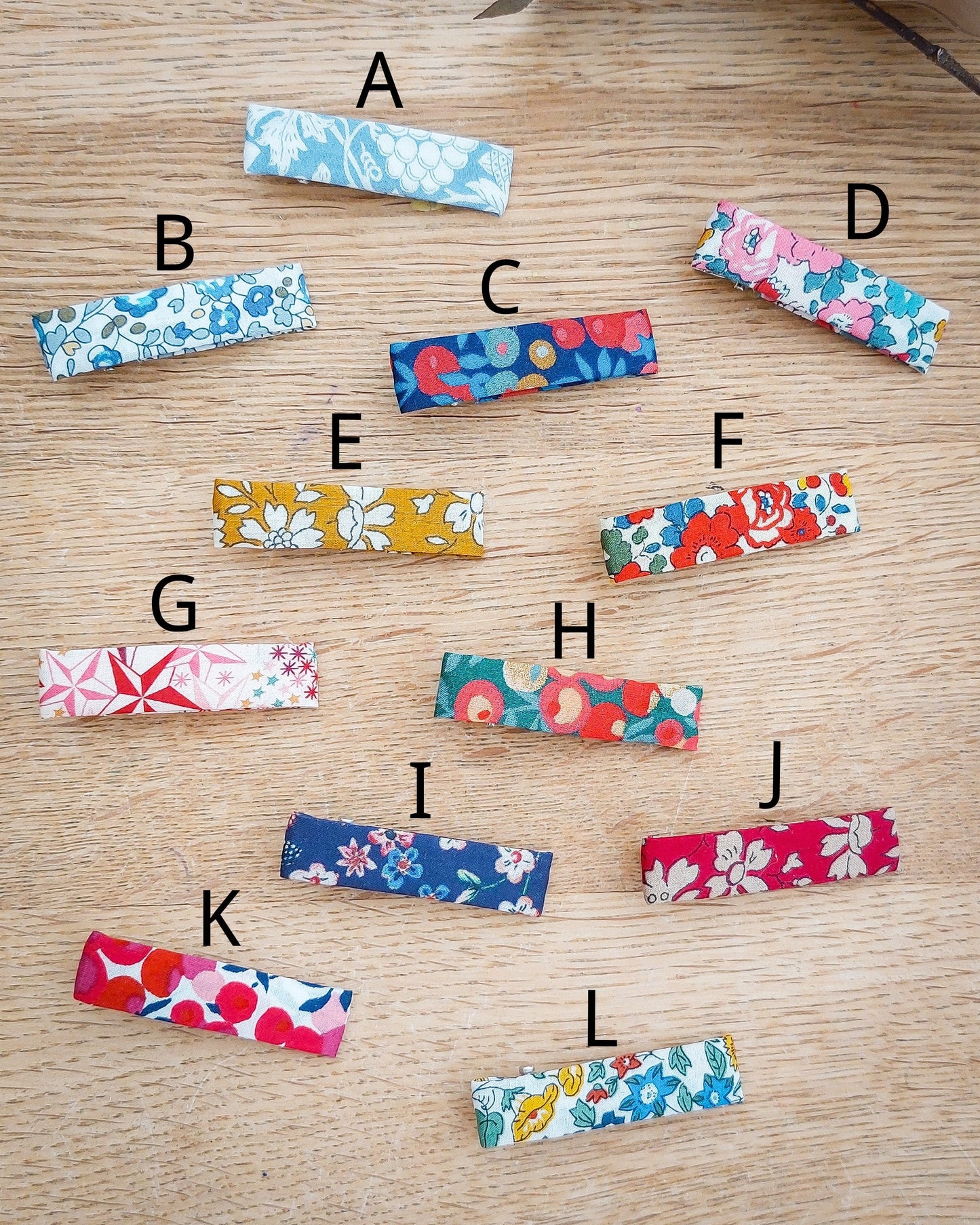 Liberty Hair Clips - Winter