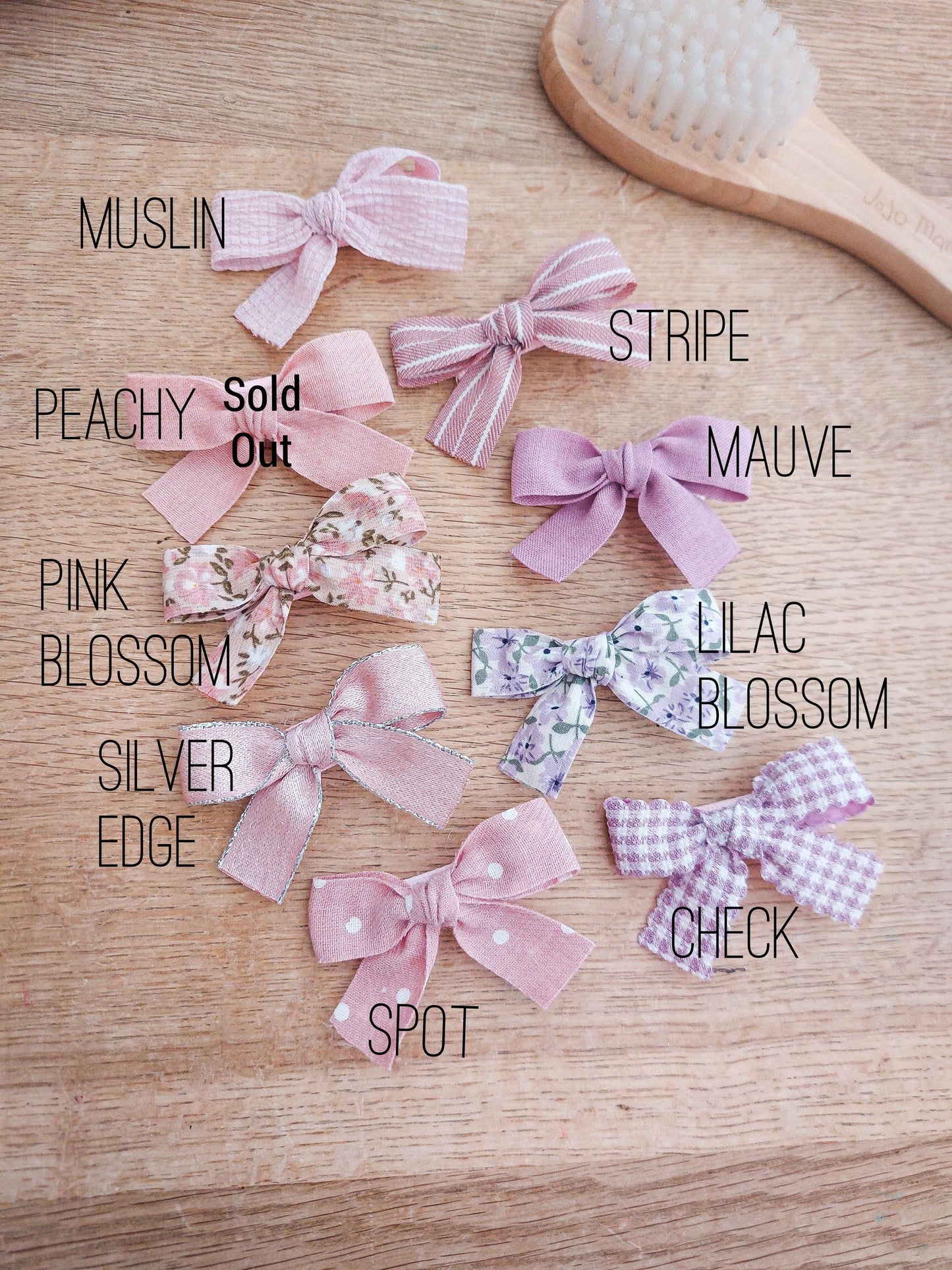 Baby Bows, Baby Hair Clips, Fully Lined Bows, Pink Bows, Toddler Bows, Toddler Hair Clips, Gentle Hair Clips, Fully Lined Clips, Small Bows
