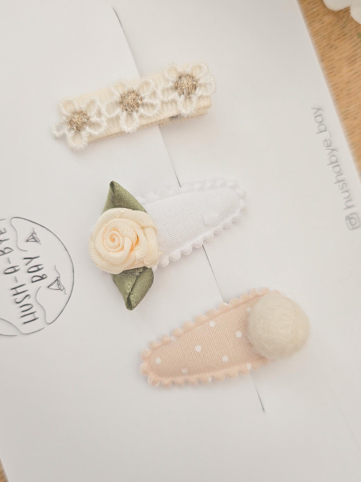 Tiny Baby Hair Clips, Baby Hair Clips, Mini Baby Fringe Clips, Tiny Hair Clips, Toddler Clips, Gentle Clips, Mini Snap Clips, Pom Pom Clips