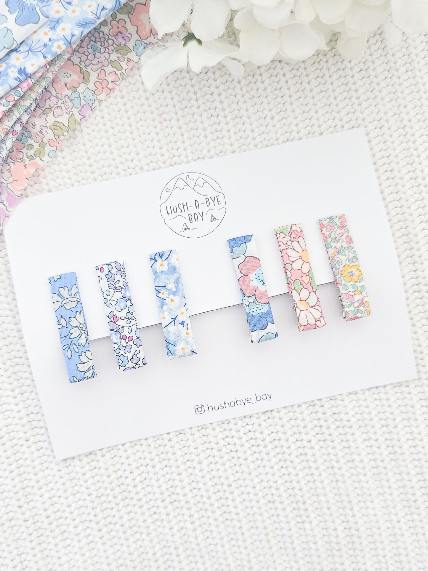 Liberty London Fabric Hair Clips, Baby Hair Clips, Fringe Clips, Liberty London Fabric, Floral Hair Clips, Hair Clip Set, Toddler Hair Clips