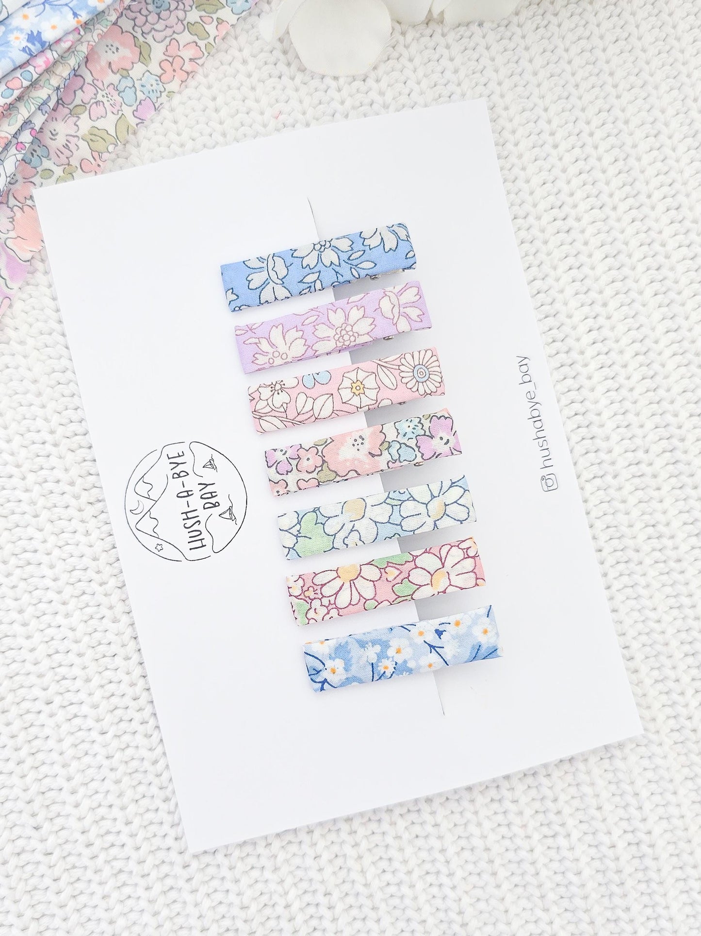 Liberty London Fabric Hair Clips, Baby Hair Clips, Fringe Clips, Liberty London Fabric, Floral Hair Clips, Hair Clip Set, Toddler Hair Clips