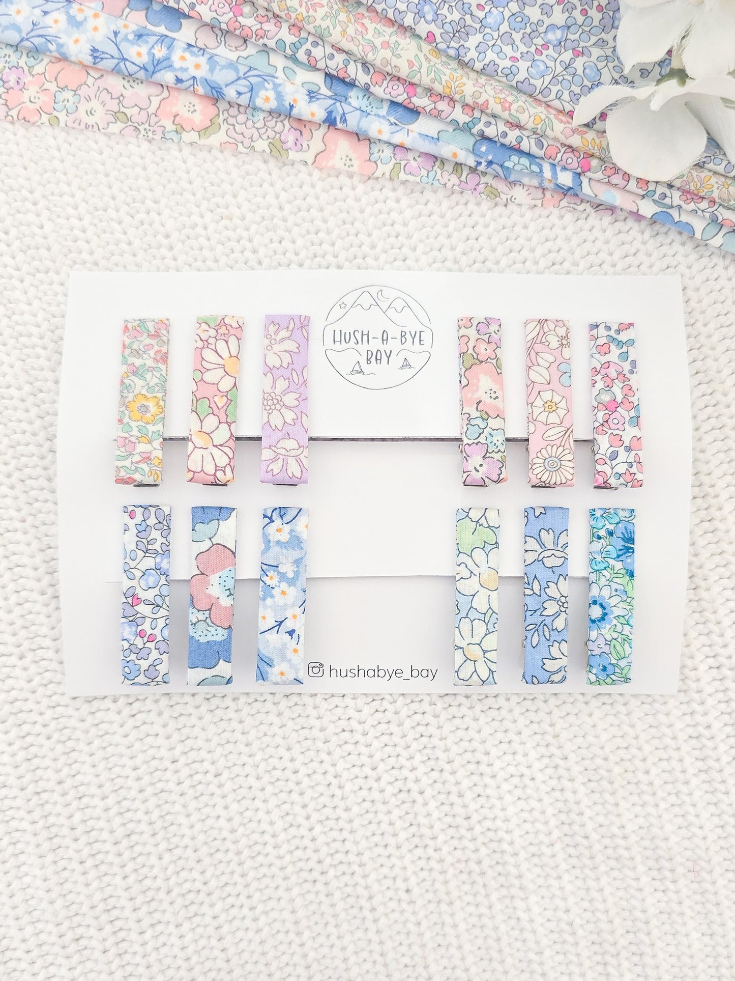 Liberty London Fabric Hair Clips, Baby Hair Clips, Fringe Clips, Liberty London Fabric, Floral Hair Clips, Hair Clip Set, Toddler Hair Clips