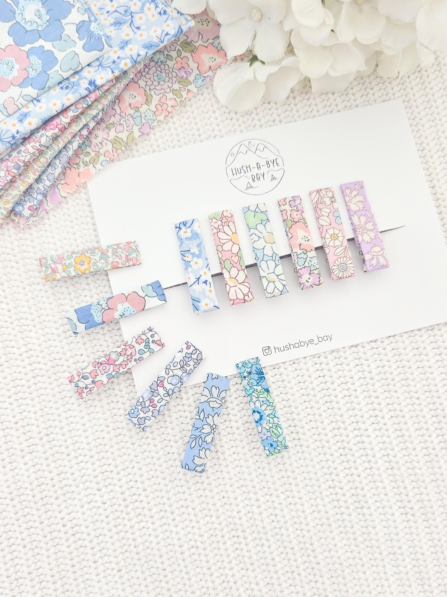 Liberty London Fabric Hair Clips, Baby Hair Clips, Fringe Clips, Liberty London Fabric, Floral Hair Clips, Hair Clip Set, Toddler Hair Clips