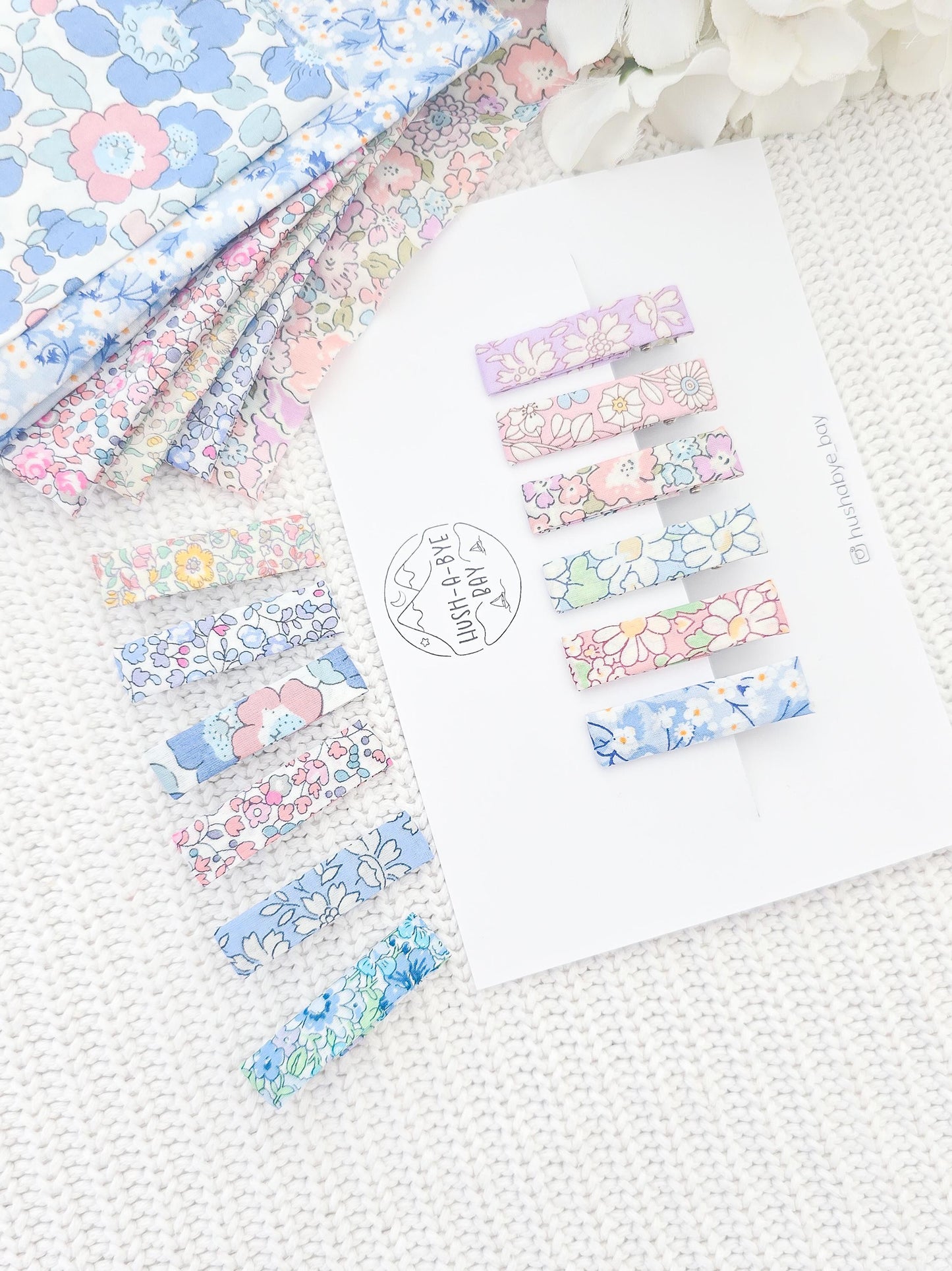 Liberty London Fabric Hair Clips, Baby Hair Clips, Fringe Clips, Liberty London Fabric, Floral Hair Clips, Hair Clip Set, Toddler Hair Clips