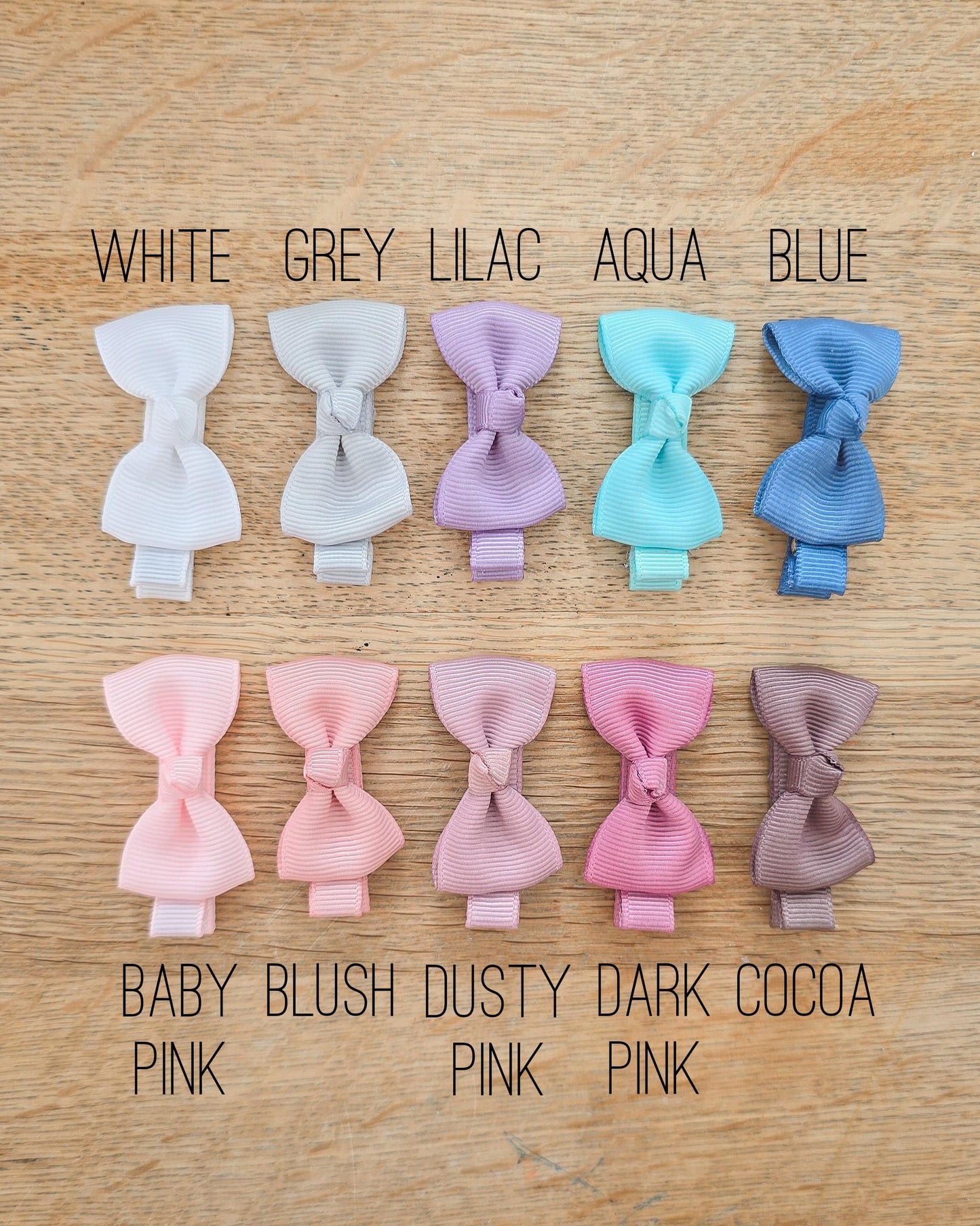 Fully Lined Baby Bows