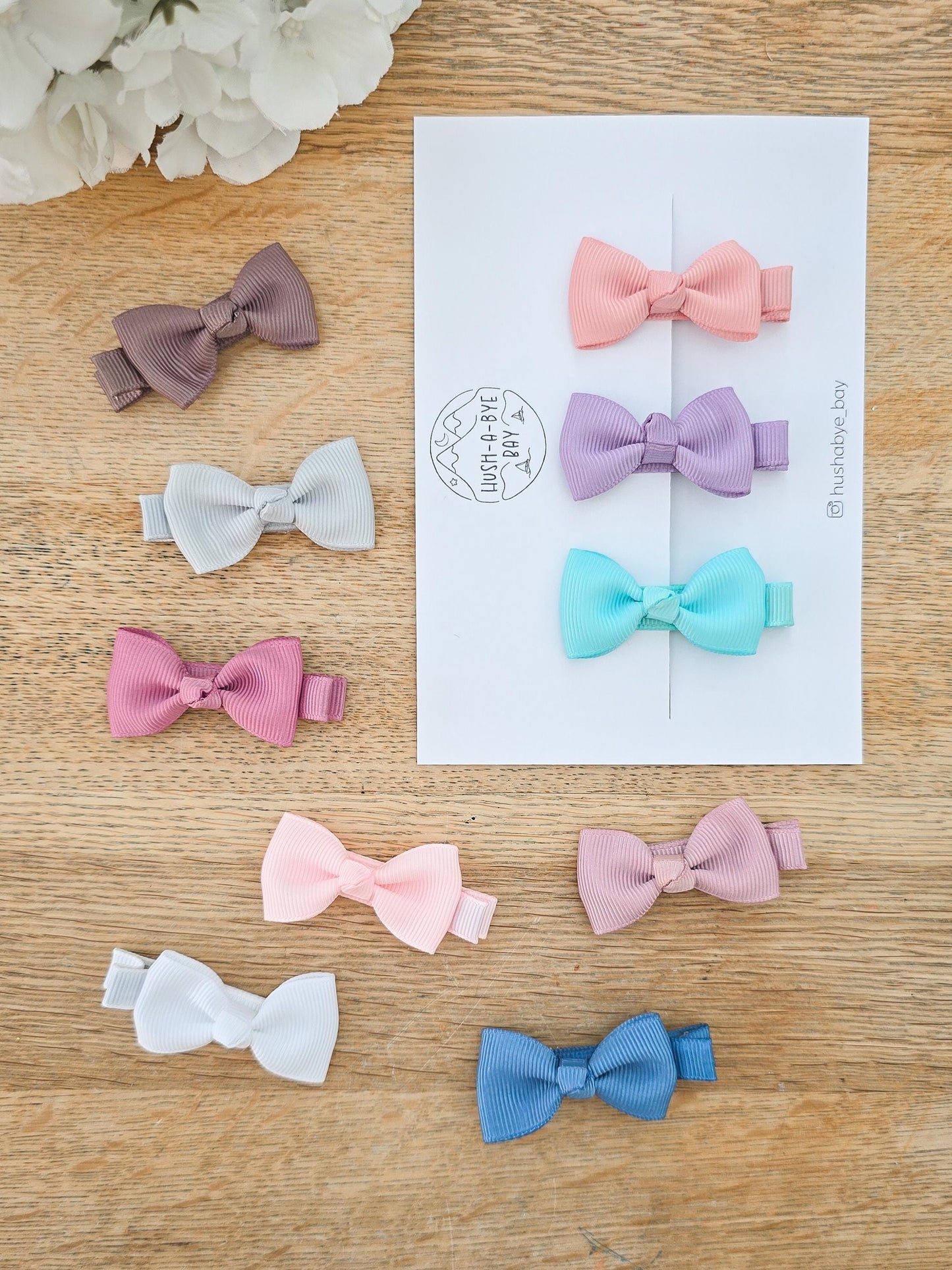 Fully Lined Baby Bows