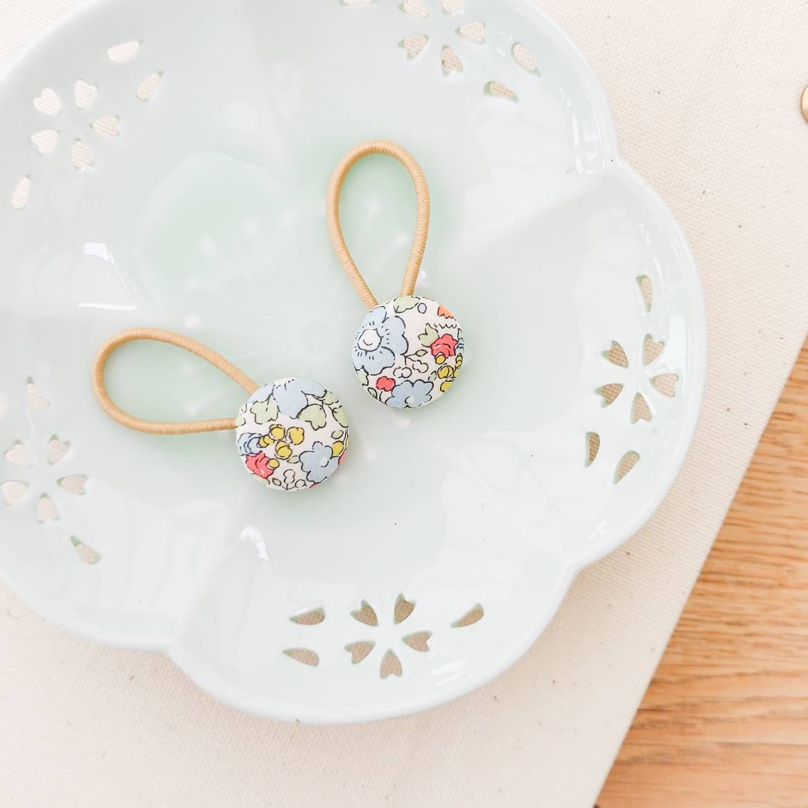 Liberty Hair Bobbles, Toddler Hair Bands, Button Hair Bobbles, Mini Hair Bands, Hair Ties, Elastics, Liberty London Fabric - Pick & Mix