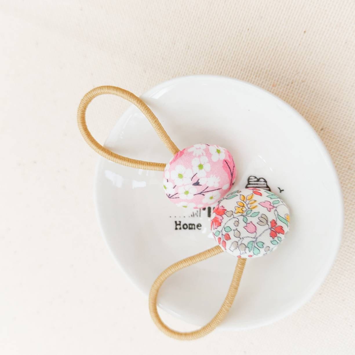Liberty Hair Bobbles, Toddler Hair Bands, Button Hair Bobbles, Mini Hair Bands, Hair Ties, Elastics, Liberty London Fabric - Pick & Mix