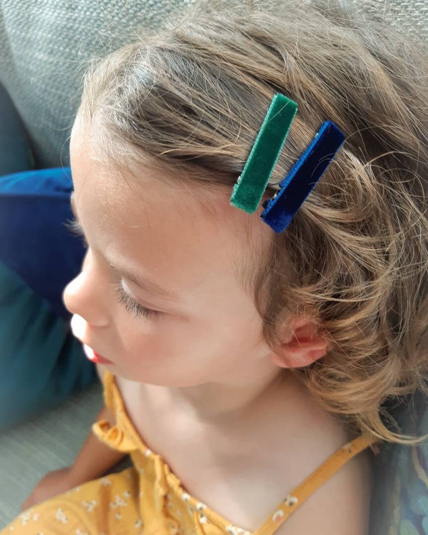 Velvet Hair Clips, Autumn Fringe Clips, Toddler Hair Clips, Baby Hair Clips, Hair Clip Set, Winter Hair Clips, Christmas, Barrettes