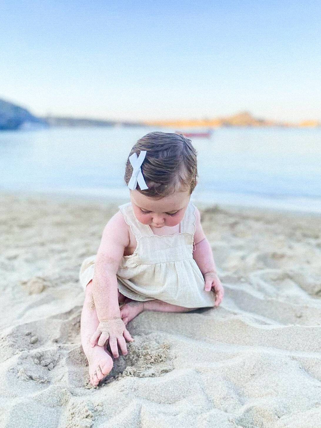 Linen Hair Bows, Neutral Hair Bows, Linen Bow, Nude Bow, Ivory Bow, Baby Bows, Toddler Bow, Baby Hair Bows, Bow Hair Clips, Bow Set
