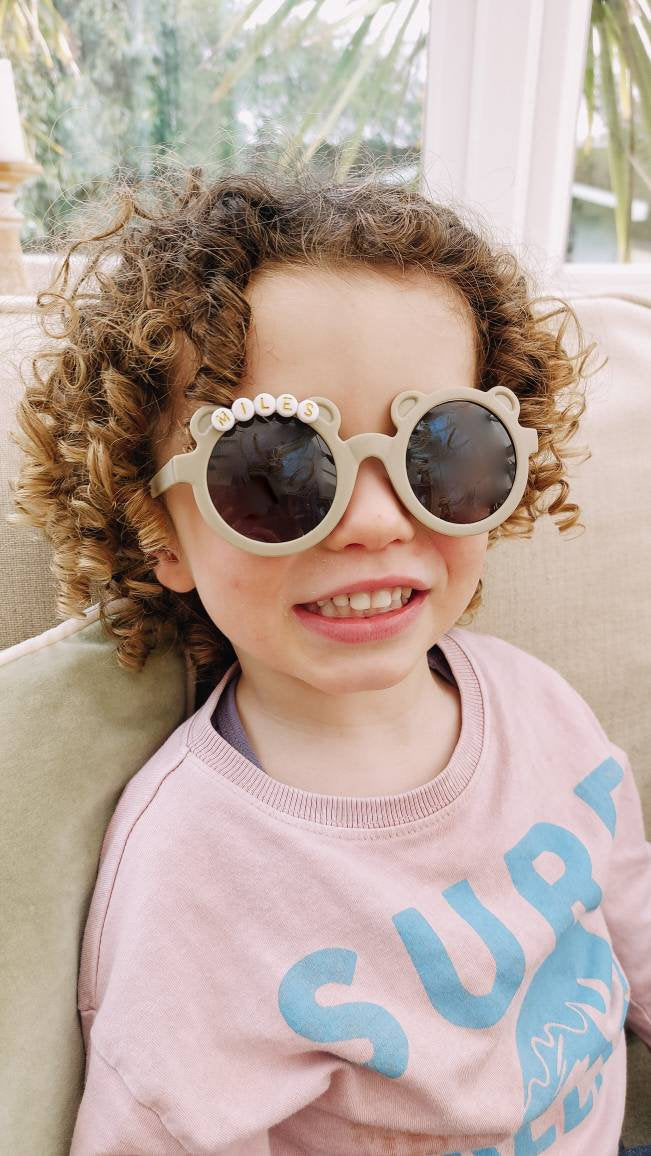 Boys Sunglasses, Personalised Baby Sunglasses, Name Sunglasses, Teddy Sunglasses, Toddler Sunglasses, Teddy Ear Glasses, Baby Boy Sunglasses
