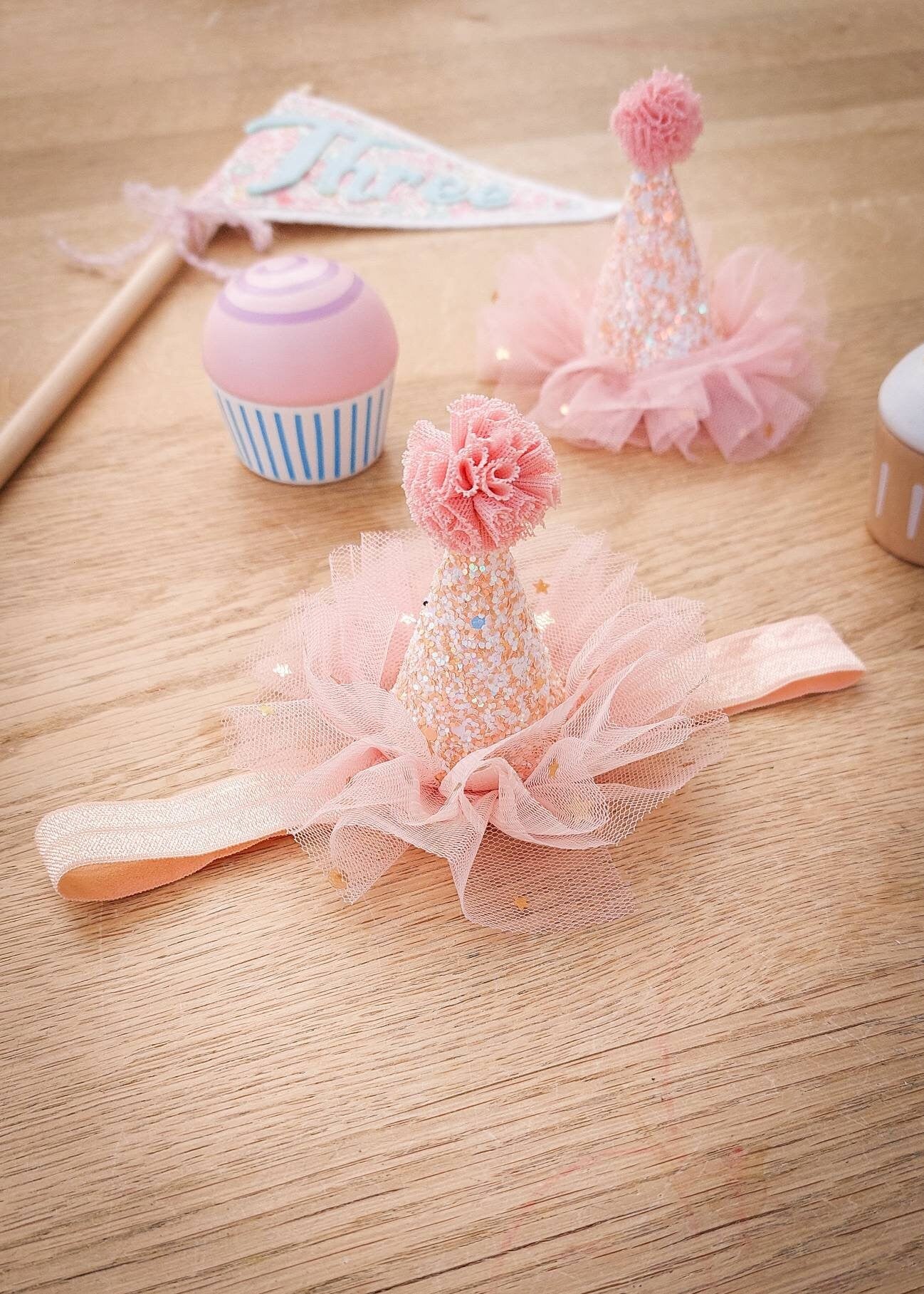 Party Hat, Baby Party Hat, 1st Party Hat, Toddler Party Hat, Birthday Party Hat, Party Crown, Glitter Party Hat, Pom Pom Party Hat