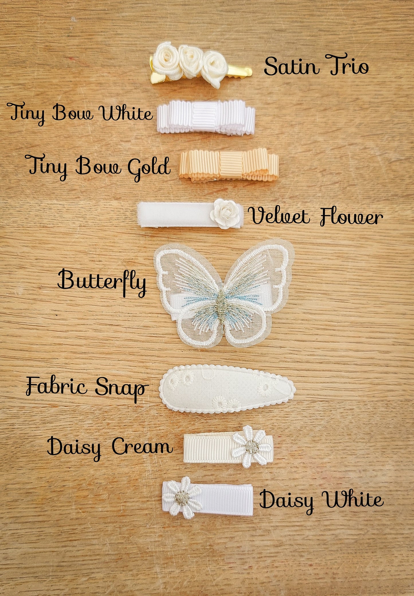 Christening Hair Clips, Flower Girl Hair Clips, Baptism Hair Clips, Flower Girl Hair Accessories, White Bows, Christening Bows