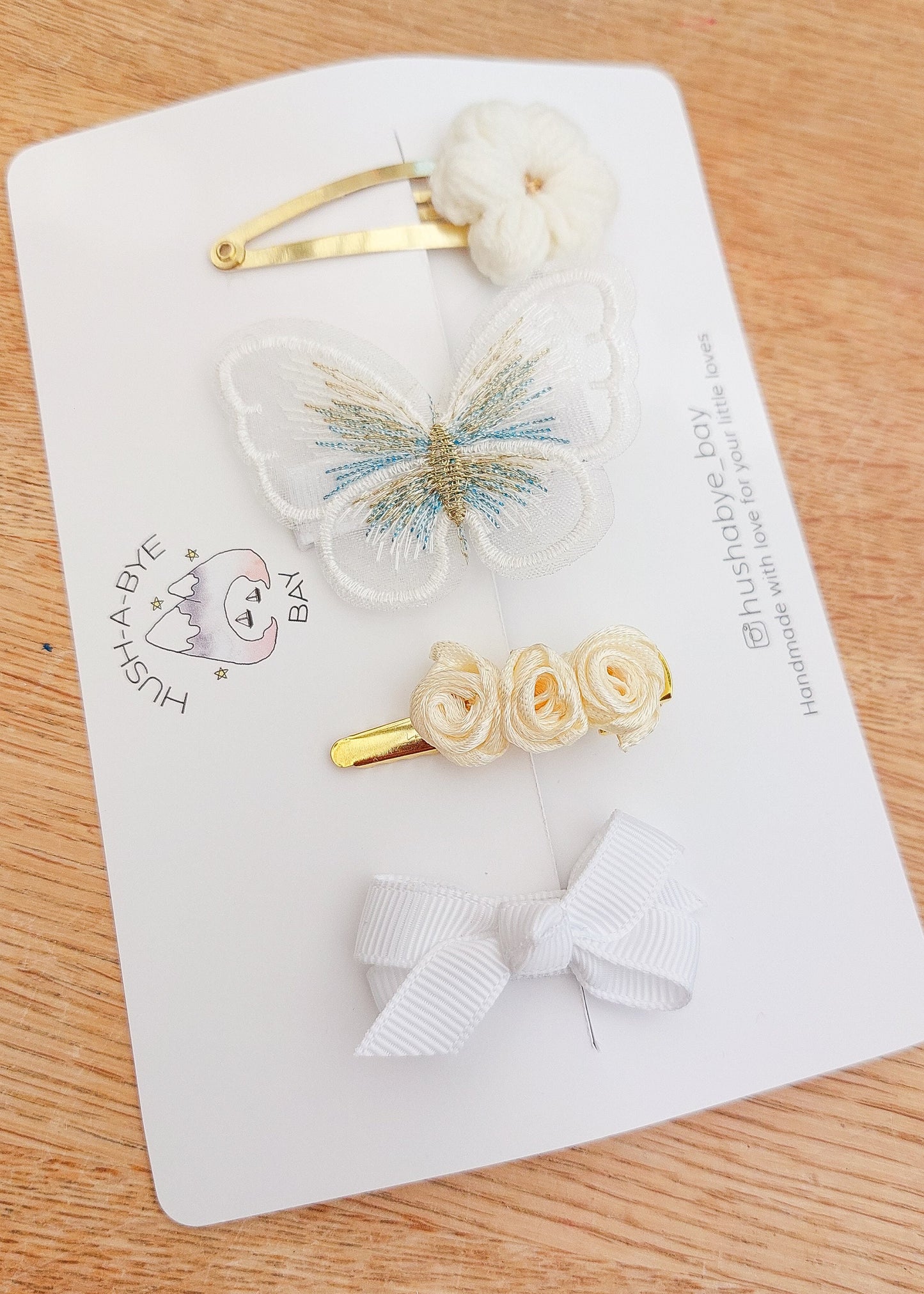 Christening Hair Clips, Flower Girl Hair Clips, Baptism Hair Clips, Flower Girl Hair Accessories, White Bows, Christening Bows