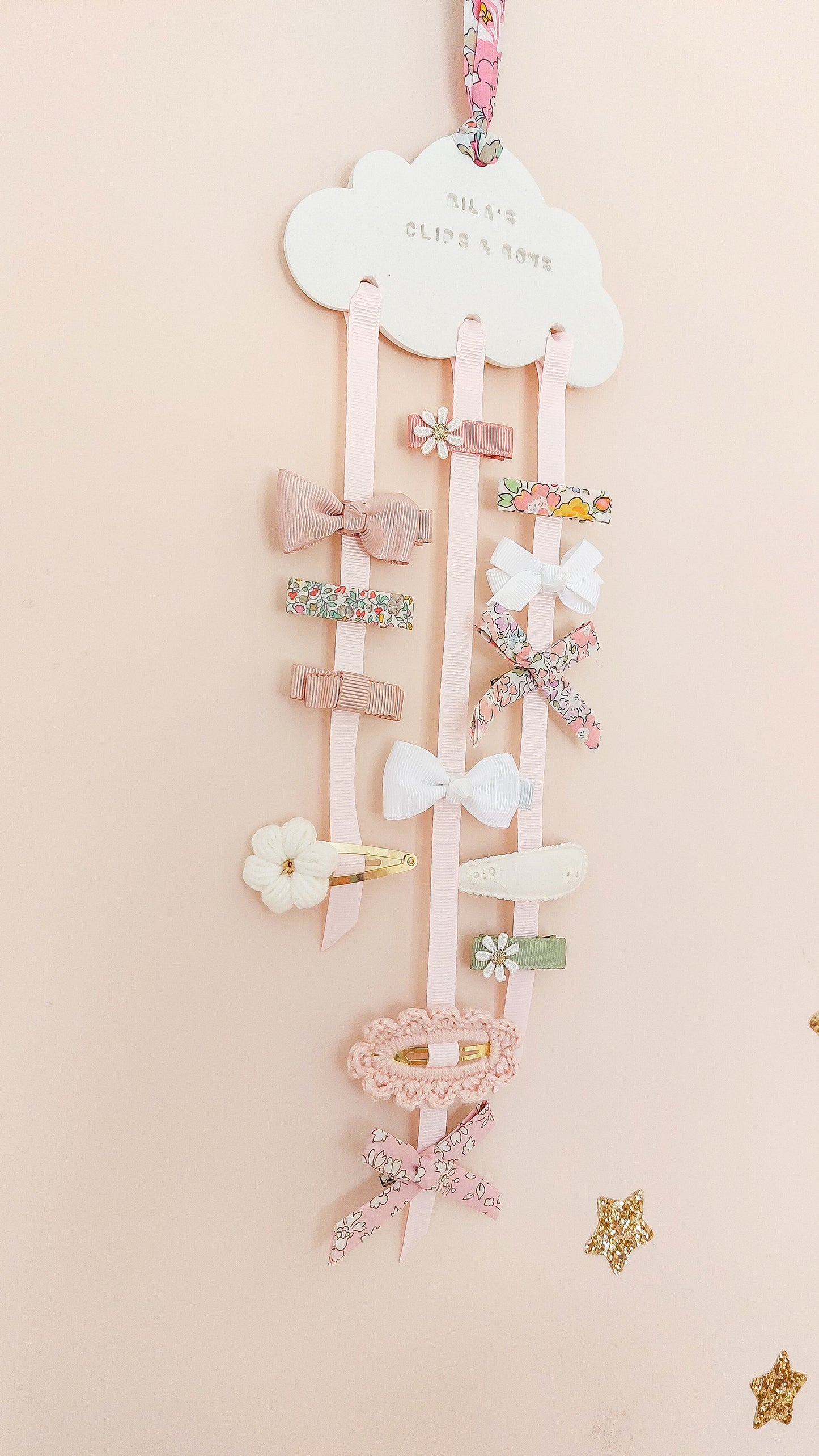 Bow Holder, Hair Clip Holder, Hair Accessory Tidy, Hair Clip Wall Hanger, Hair Clip Hanger, Bow Hanger, Girls Bow Organiser, Clip Storage