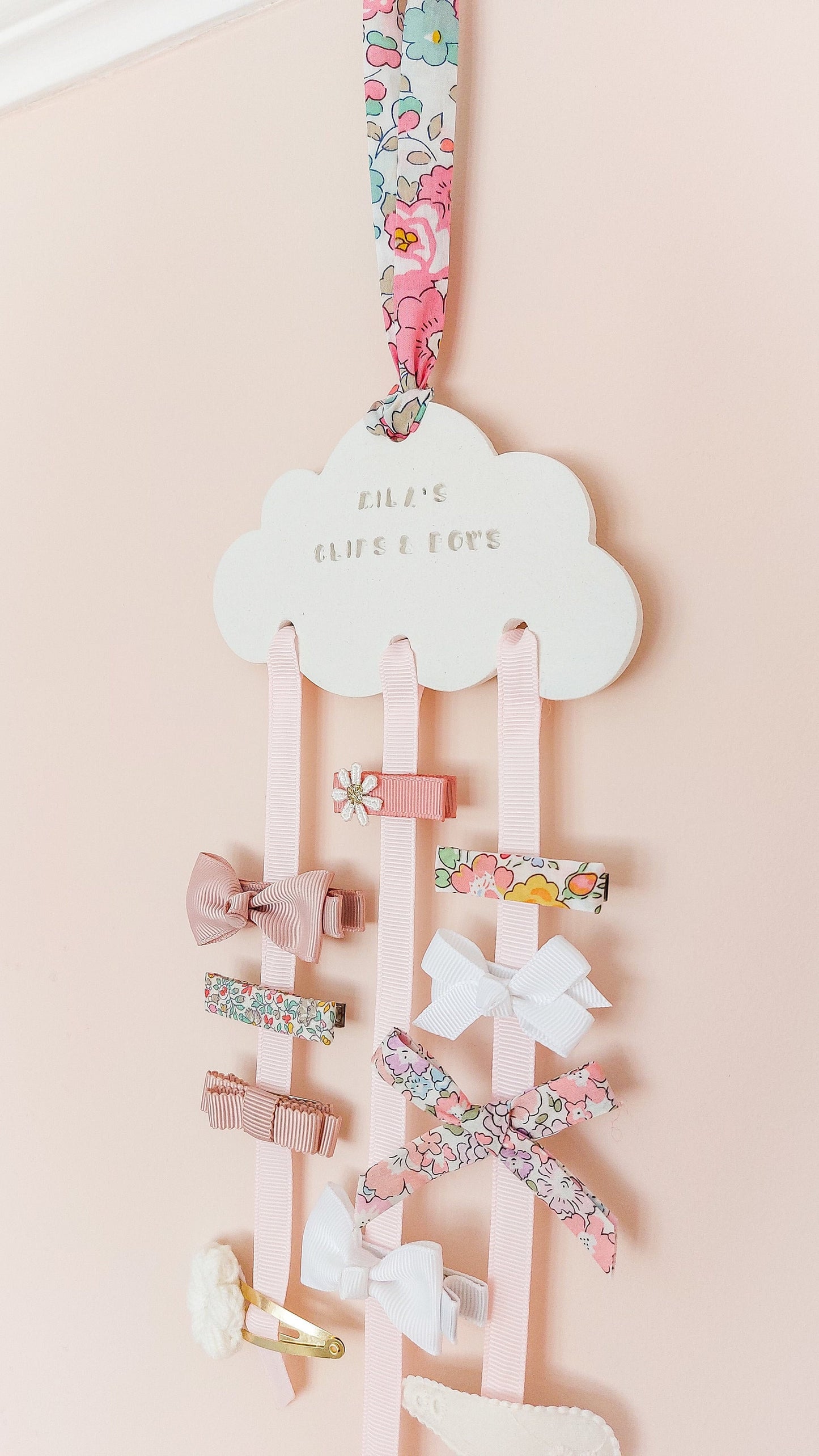 Bow Holder, Hair Clip Holder, Hair Accessory Tidy, Hair Clip Wall Hanger, Hair Clip Hanger, Bow Hanger, Girls Bow Organiser, Clip Storage