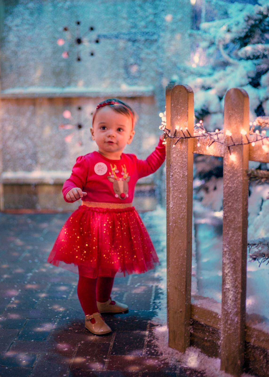 Christmas Bow Baby Headband, Red Pompom Headband, Red Bow Headband, Christmas Glitter Bow, Festive Bow, Newborn Headband, Newborn Christmas