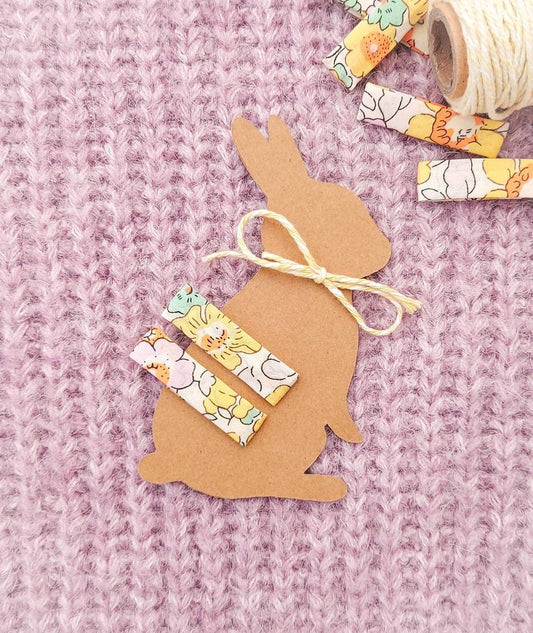 Easter Hair Clips, Easter Gift, Easter Gift Box ideas, Liberty Hair Clips, Fringe Clips, Easter Bunny, Toddler Hair Clips, Baby Hair Clips