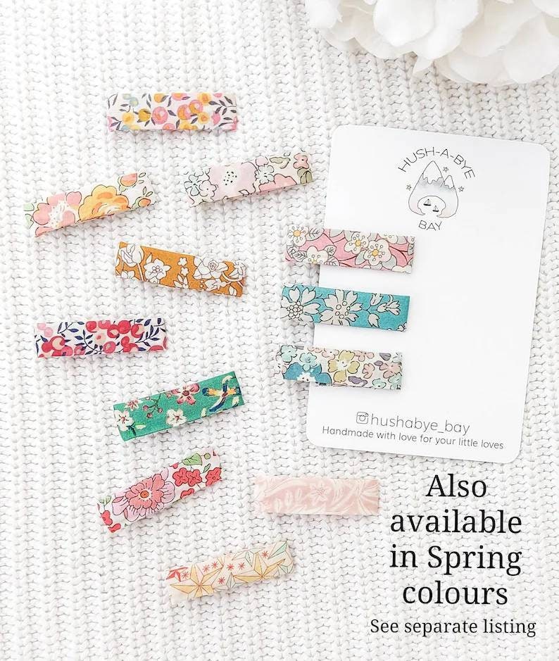 Liberty Hair Clips - Winter
