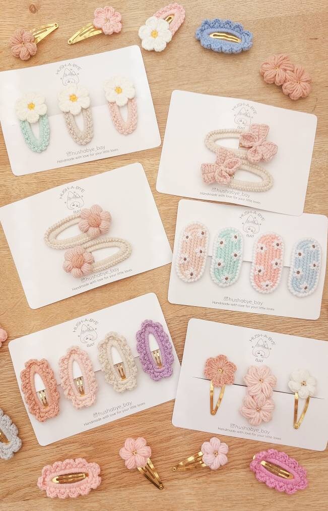 Knitted Snap Clips