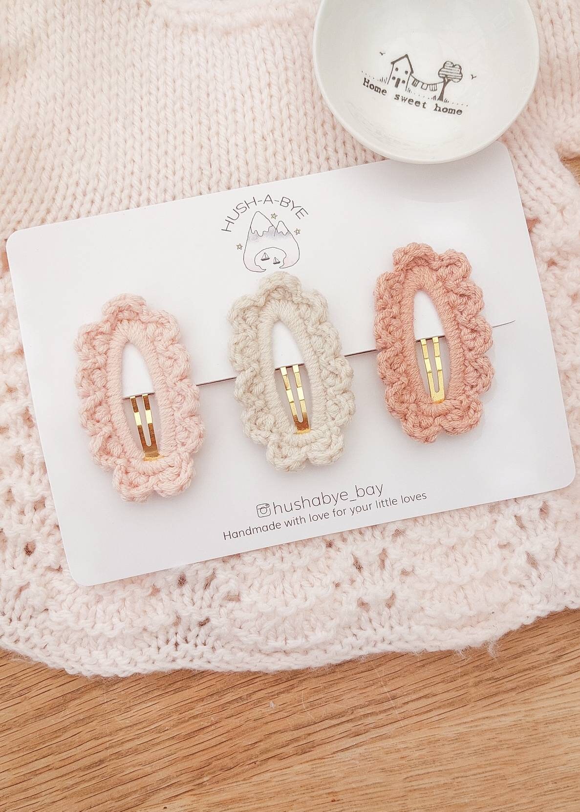 Knitted Snap Clips