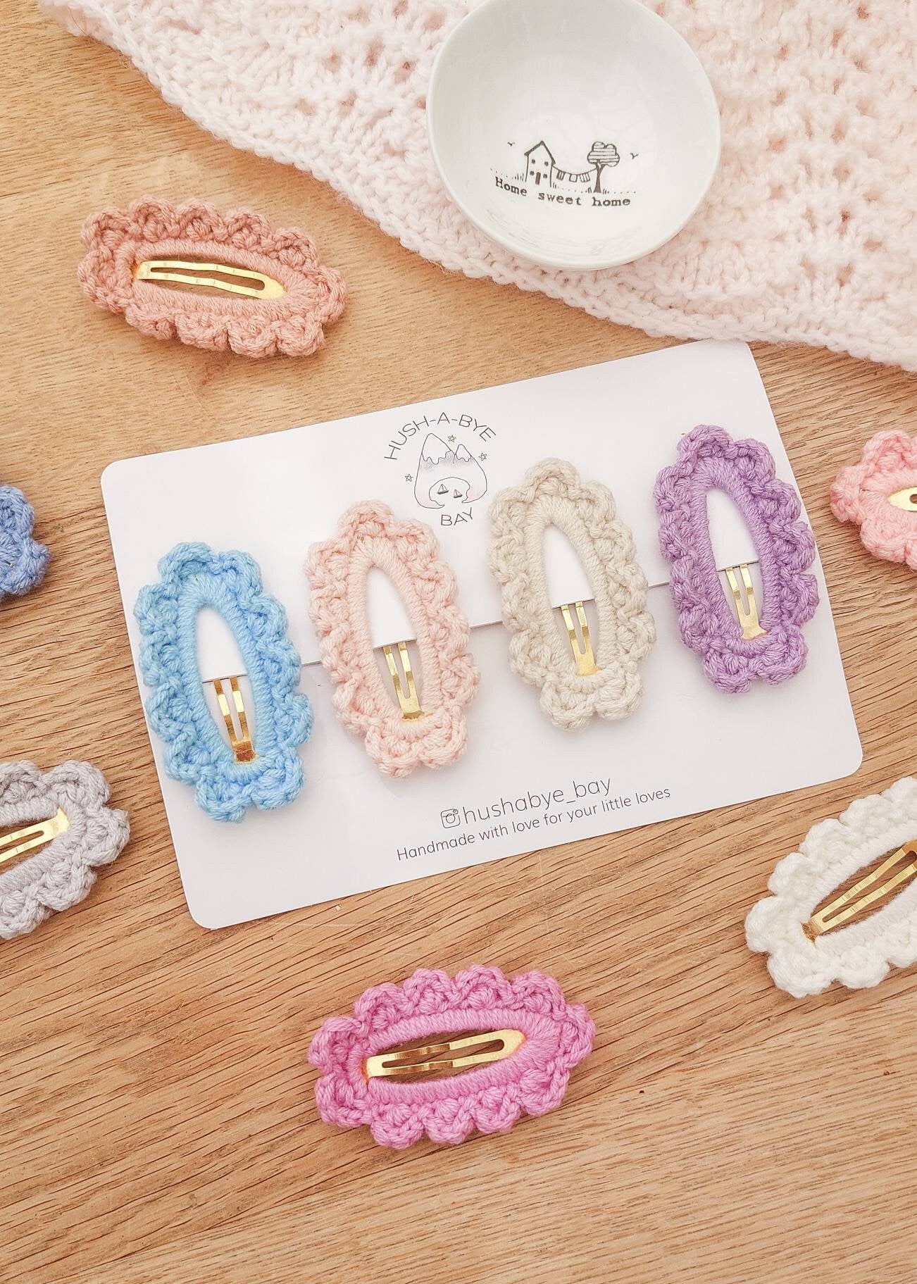 Knitted Snap Clips