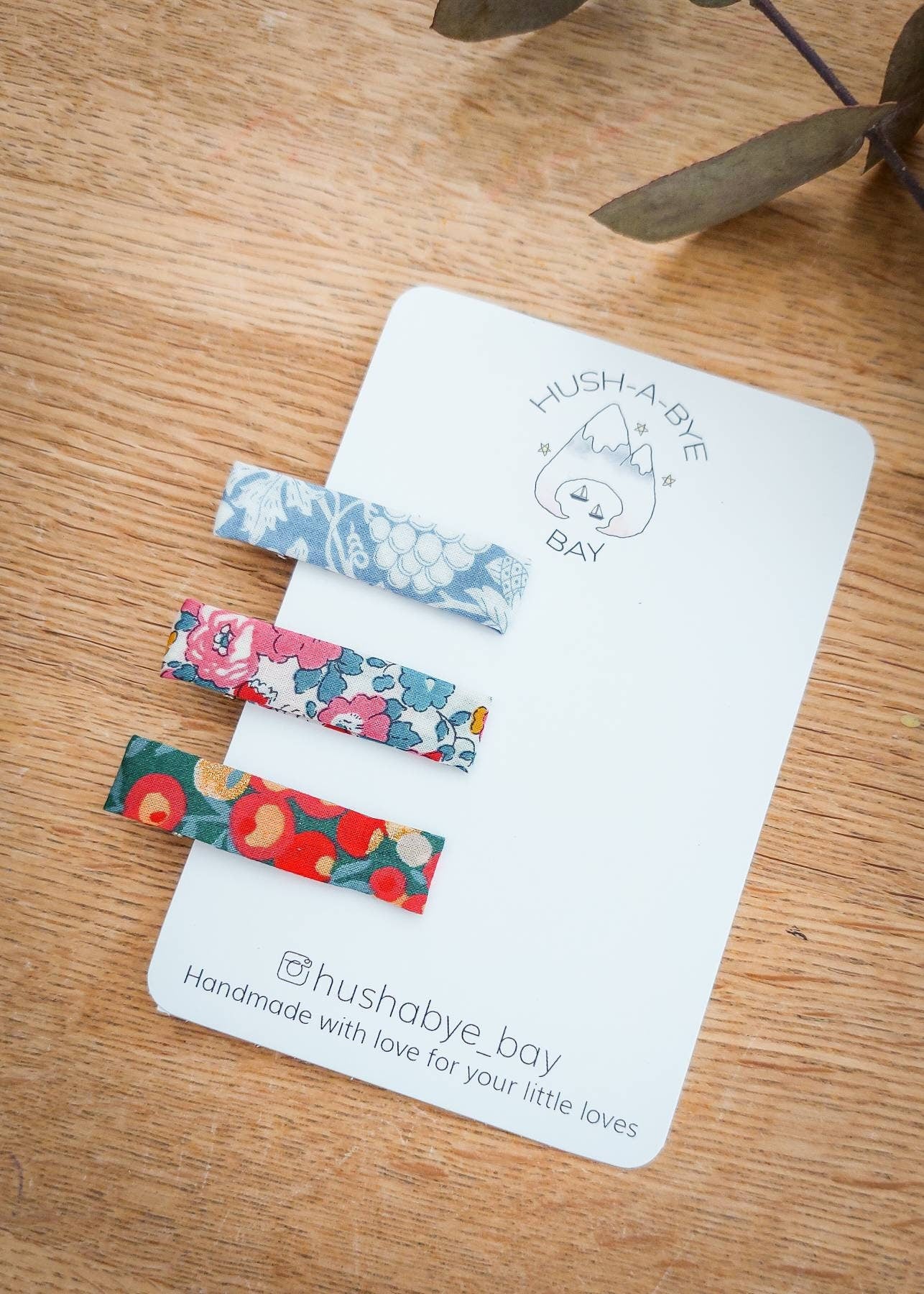 Liberty Hair Clips - Winter