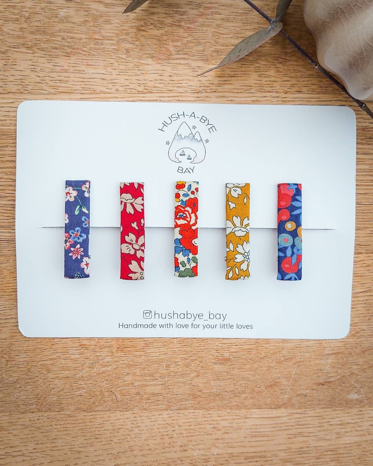 Liberty Hair Clips - Winter
