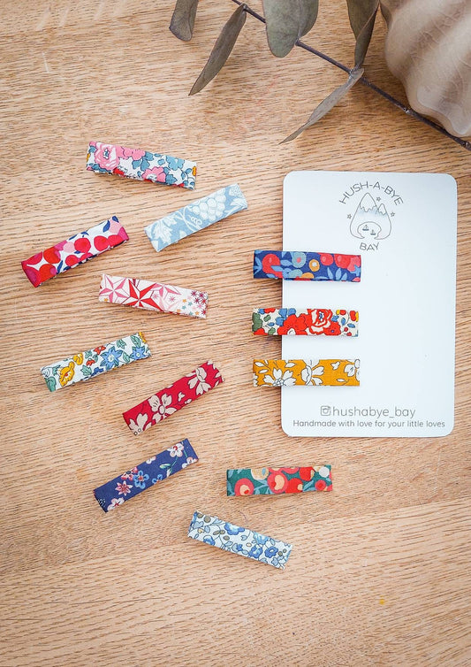Liberty Hair Clips - Winter