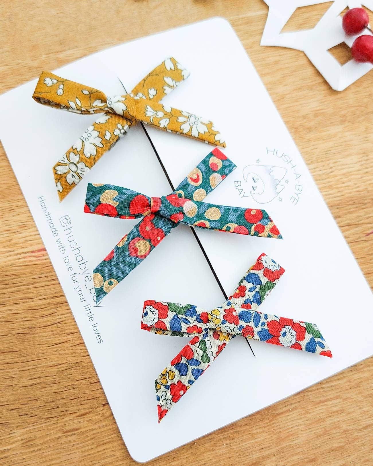 Liberty Petite Bows - Winter