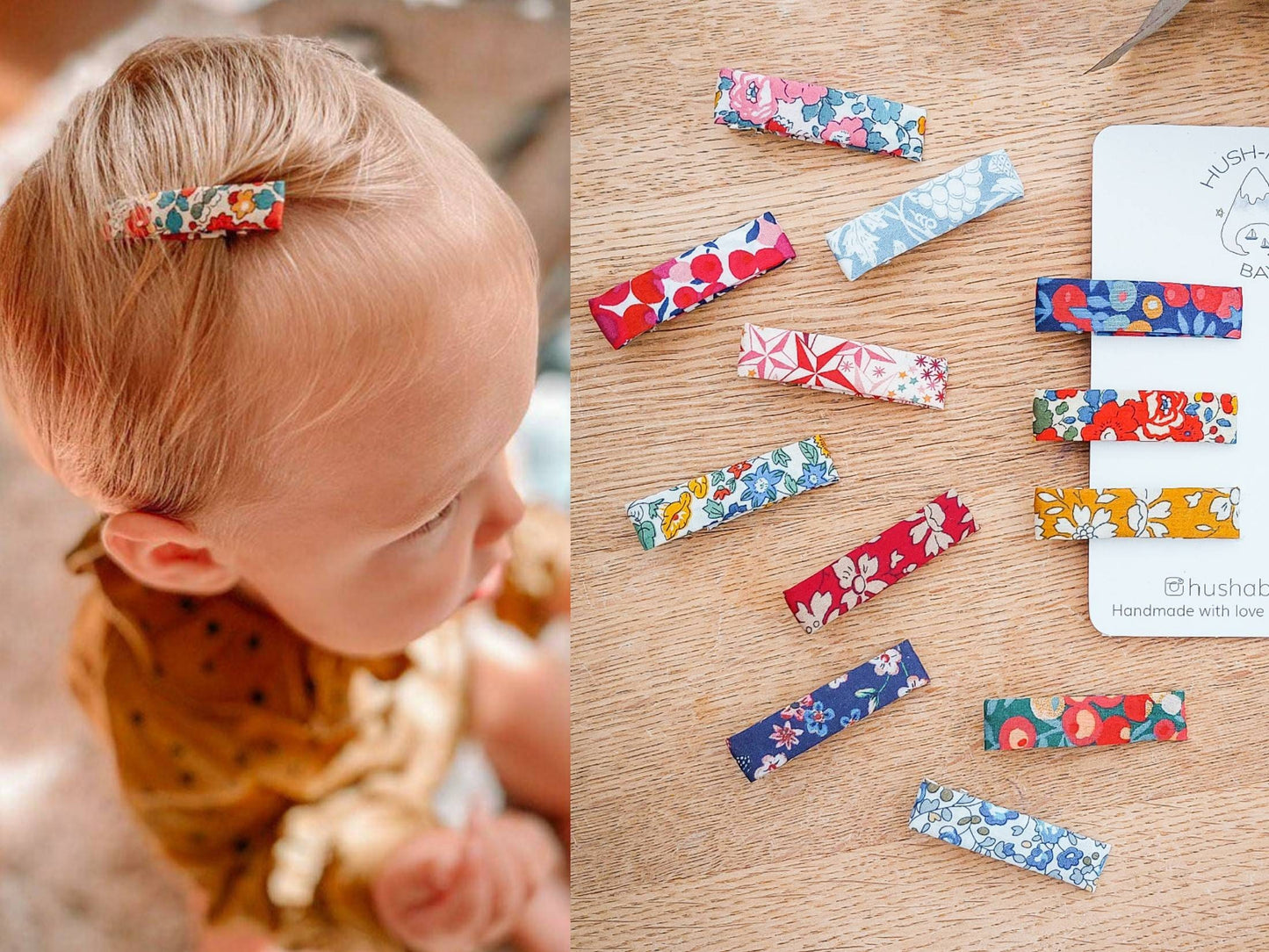 Liberty Hair Clips - Winter