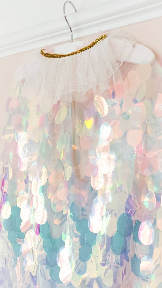 Festival Cape, Mermaid Cape, Princess Cape, Costume Cape, Sequin Cape, Sparkly Cape, Fancy Dress Cape, Girls Costume, Girls Dress Up, Party