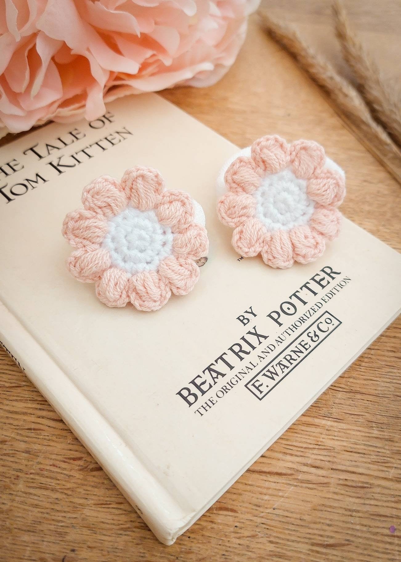 Flower Knitted Hair Ties