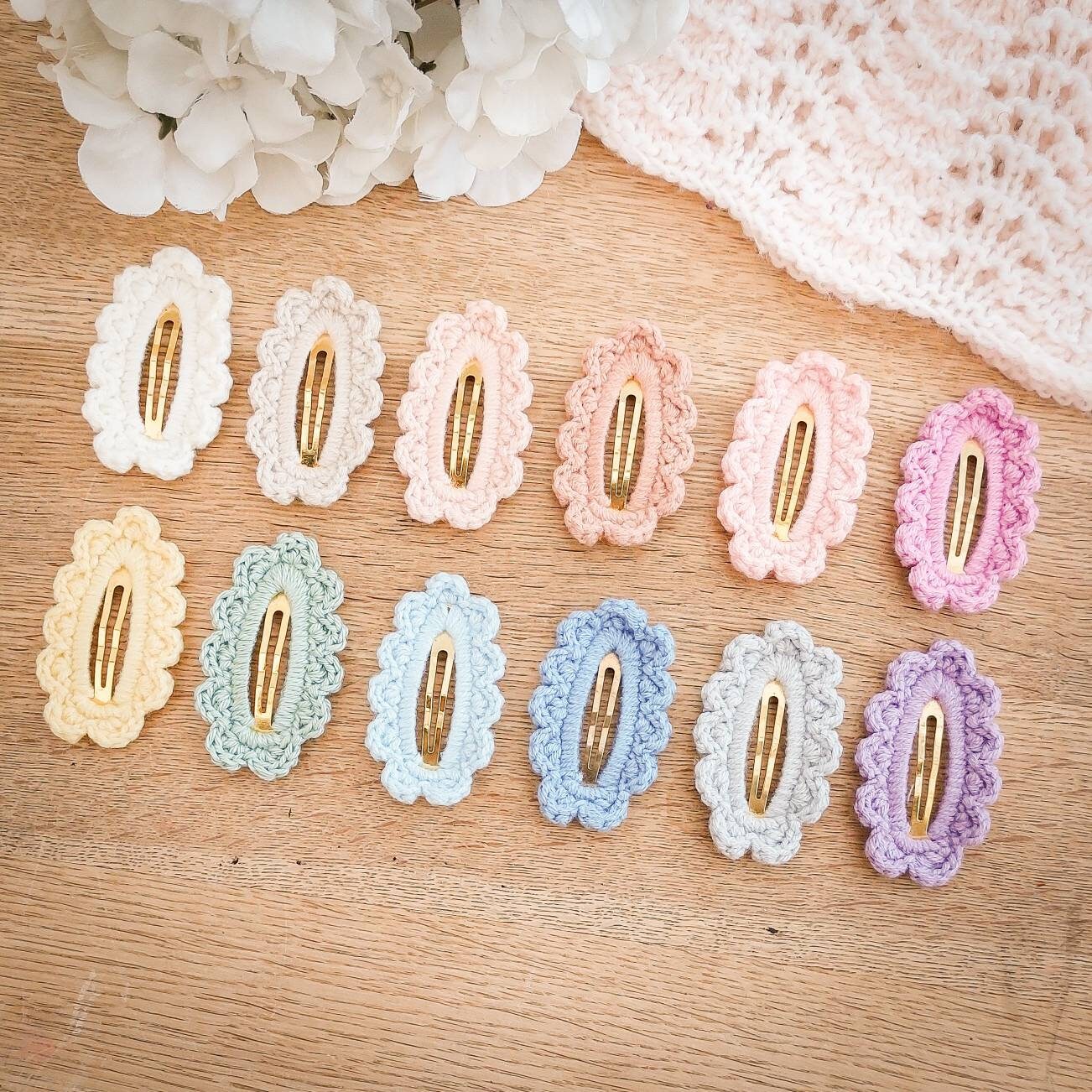 Knitted Snap Clips